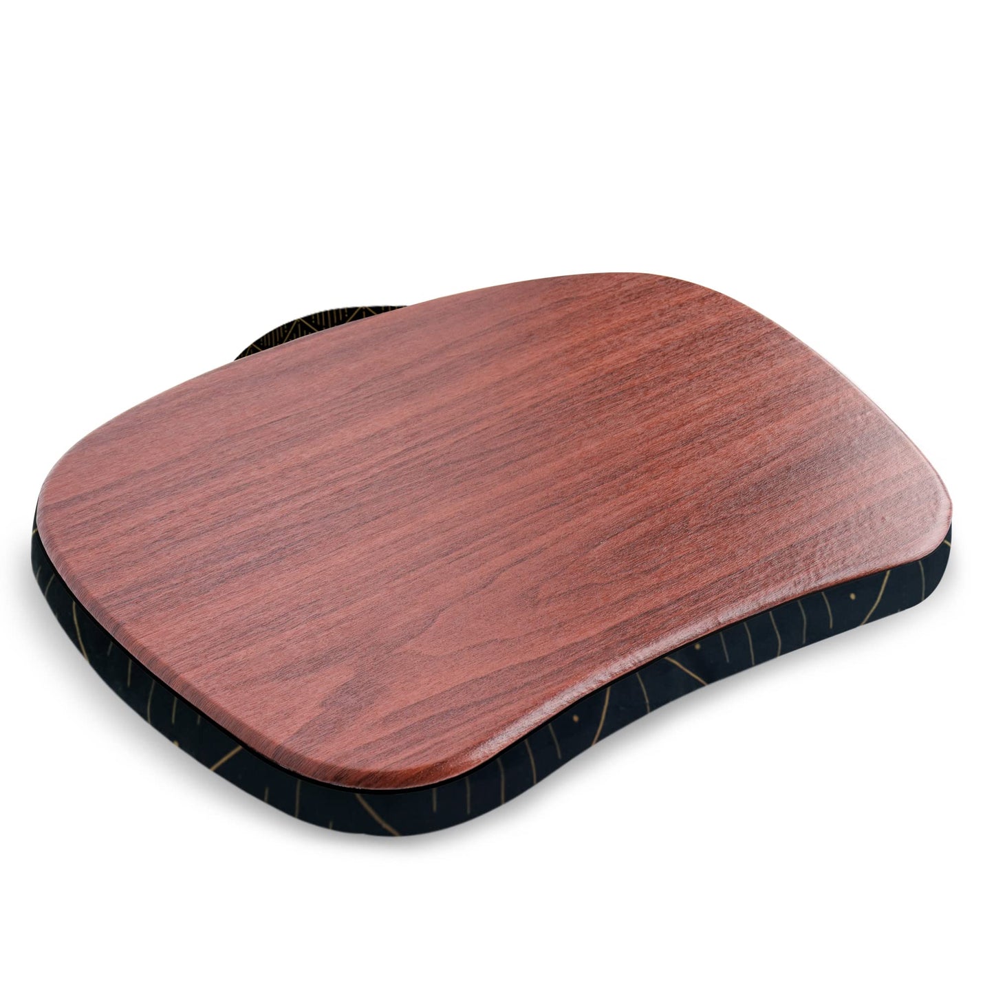 Jasenna Lap Laptop Desk - Portable Lap Desk with Pillow Cushion, Fits up to 15.6 inch Laptop for Home Office Students Use as Computer Laptop Stand, Book Tablet(1-Light Brown Bamboo)