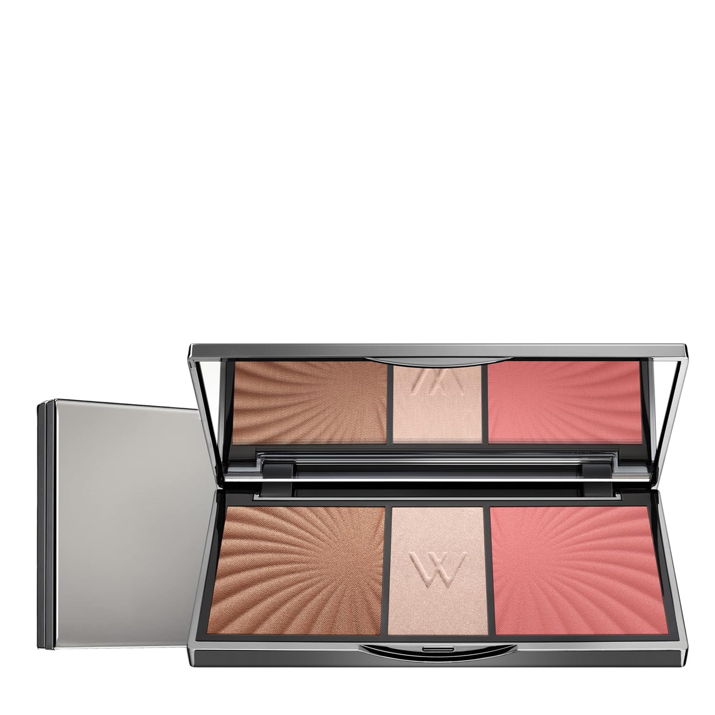 Watier Havana Trio Glow | 3-in-1 Face Palette with Bronzing Powder, Highlighter & Blush