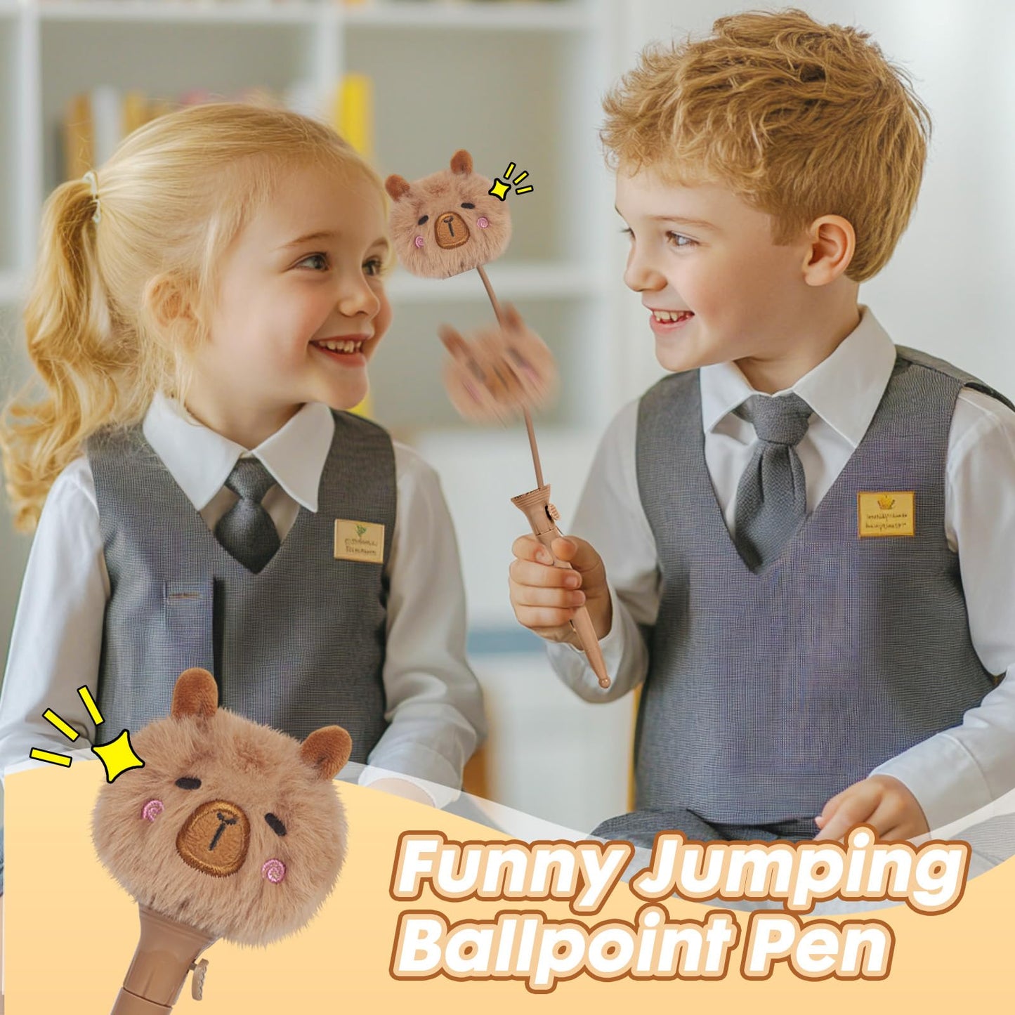 Capybara Gifts for Girls, Kids Capybara Plush Toys Set with Capybara Stuffed Animal, Secret Diary, Ballpoint Pen, Stickers, Birthday Gifts for Little Girls Age 5 6 7 8 9 10-12 Years Old