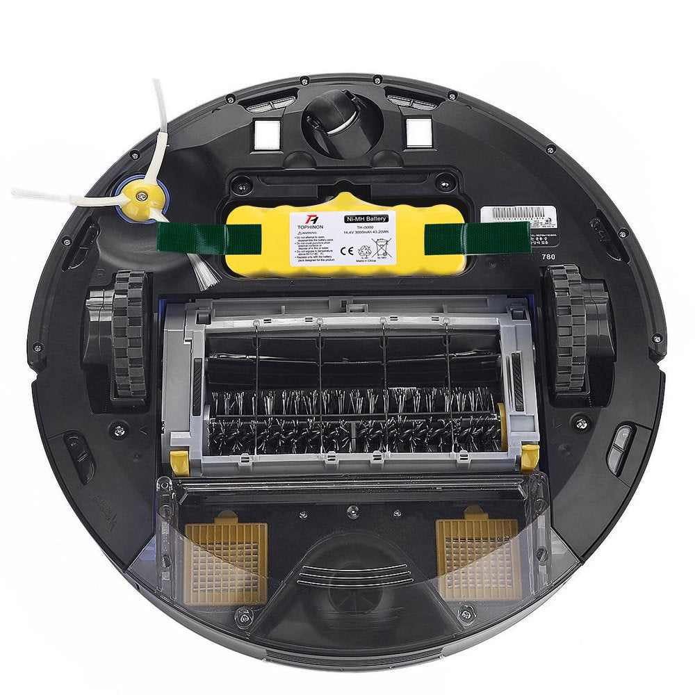 HT TopHinon 3000mAh 14.4V Ni-MH Vacuum Cleaner Battery for iRobot Roomba 500 510 520 530 532 535 540 545 550 552 555 560 562 570 580 581 585 595 600 610 620 630 650 660 700 760 770 780 790 800 870 880