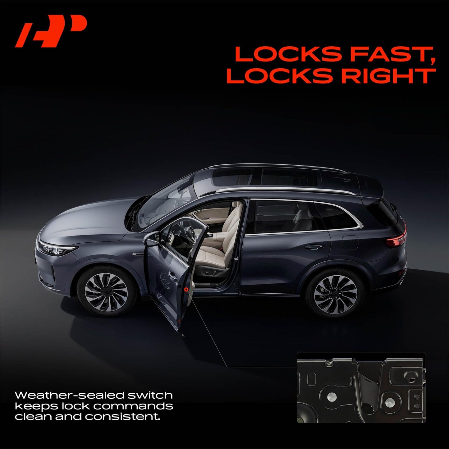 A-Premium Door Latch Lock Actuator Compatible with Volkswagen Vehicles - Beetle 1999-2010, Golf 1999-2006, GTI 2006-2007, Jetta 2000-2005, Passat 2000-2005 - Front Left Driver Side