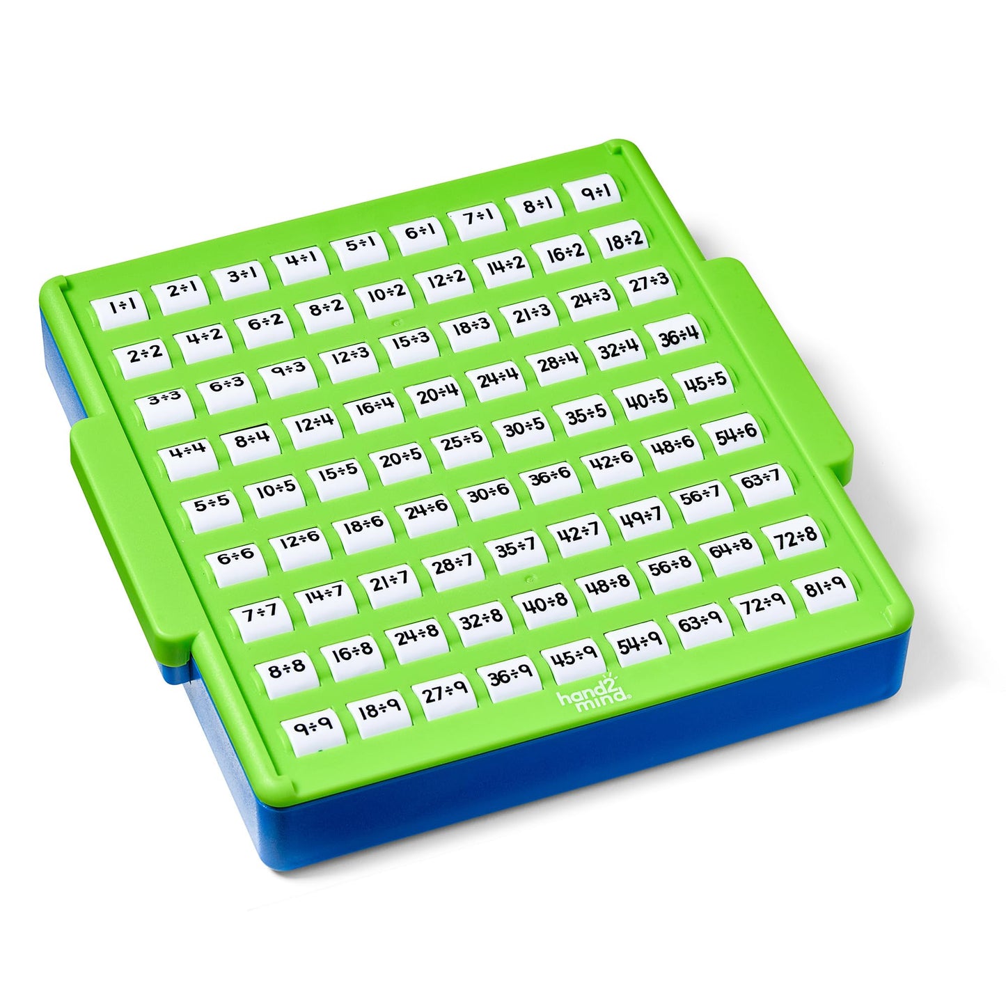 hand2mind Division Practice Board, Math Facts Games, Elementary Math Manipulatives, Educational Toys, Kids Learning Toys, Number Centers for Classroom, Division Chart Learning Activities