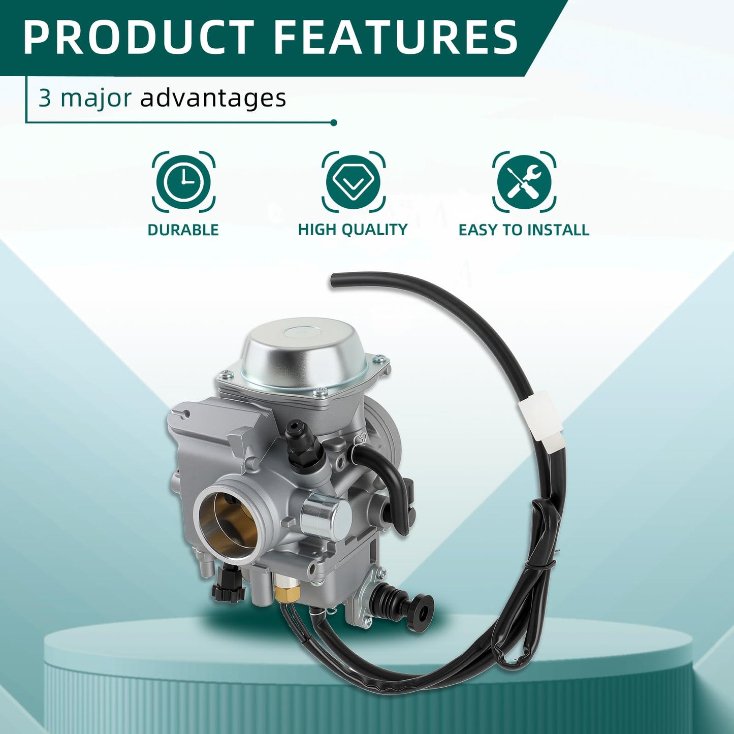 TRX 350 Carburetor for Honda Fourtrax 300 Honda TRX350, 2000-2006 Honda Rancher 350 TRX350FE/FM/TE/TM Honda Foreman 450