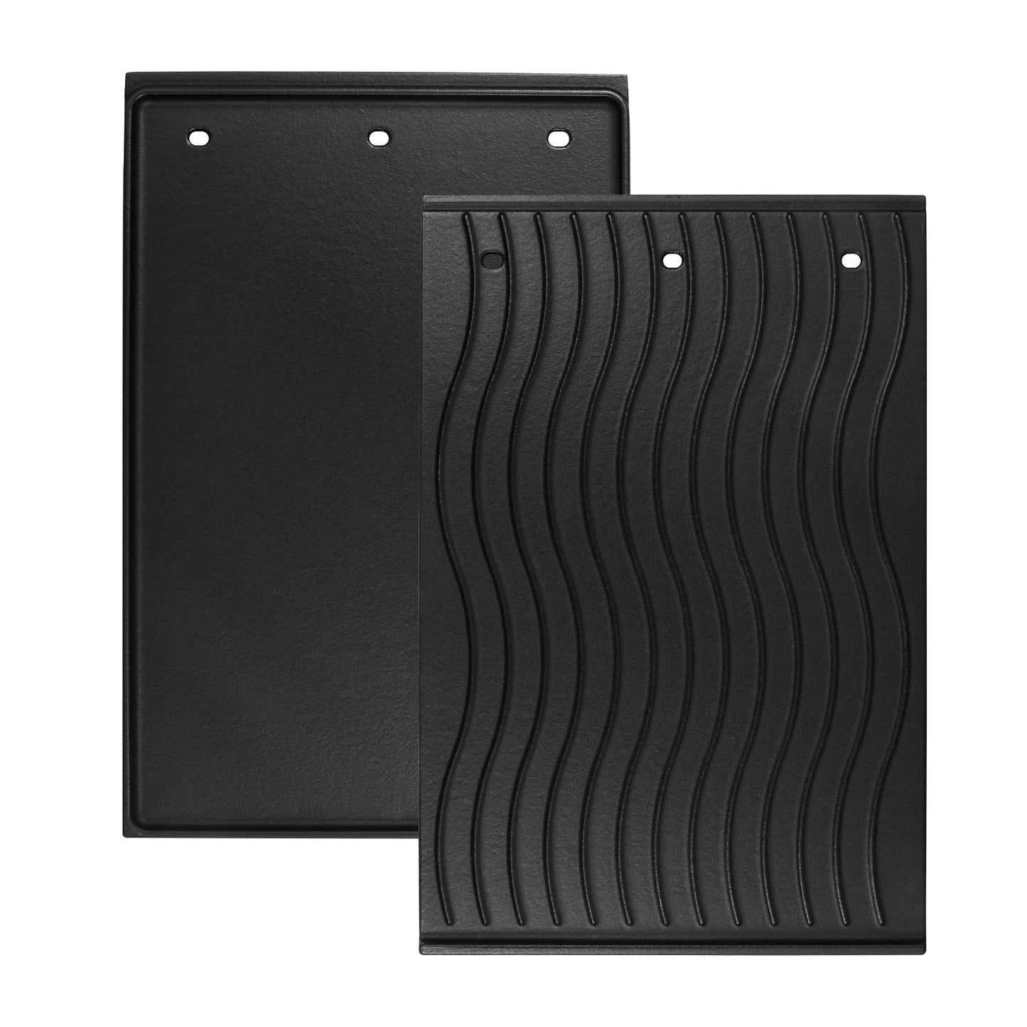 BBQ-PLUS Reversible Cooking Griddle Replacement Part for Napoleon Rogue 425/625 and Freestyle Models Gas Grill, Cast Iron Griddle Insert for Napoleon BBQ Grill Accessories,11-3/5 x 17-3/4 Inch,1Pack