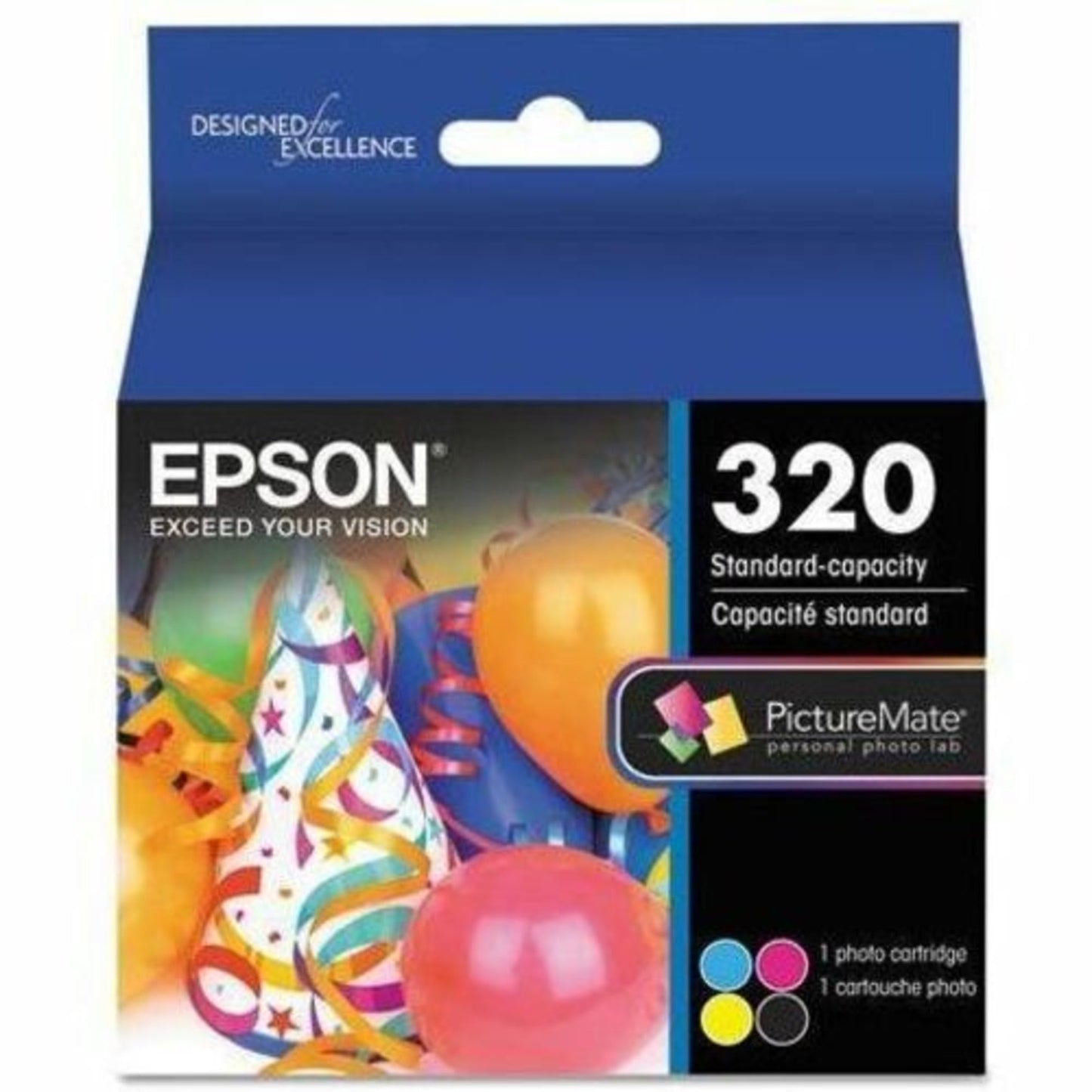 Epson T320P PM-400 Colour Ink Cartridge, Photo Paper Print Pack Ink