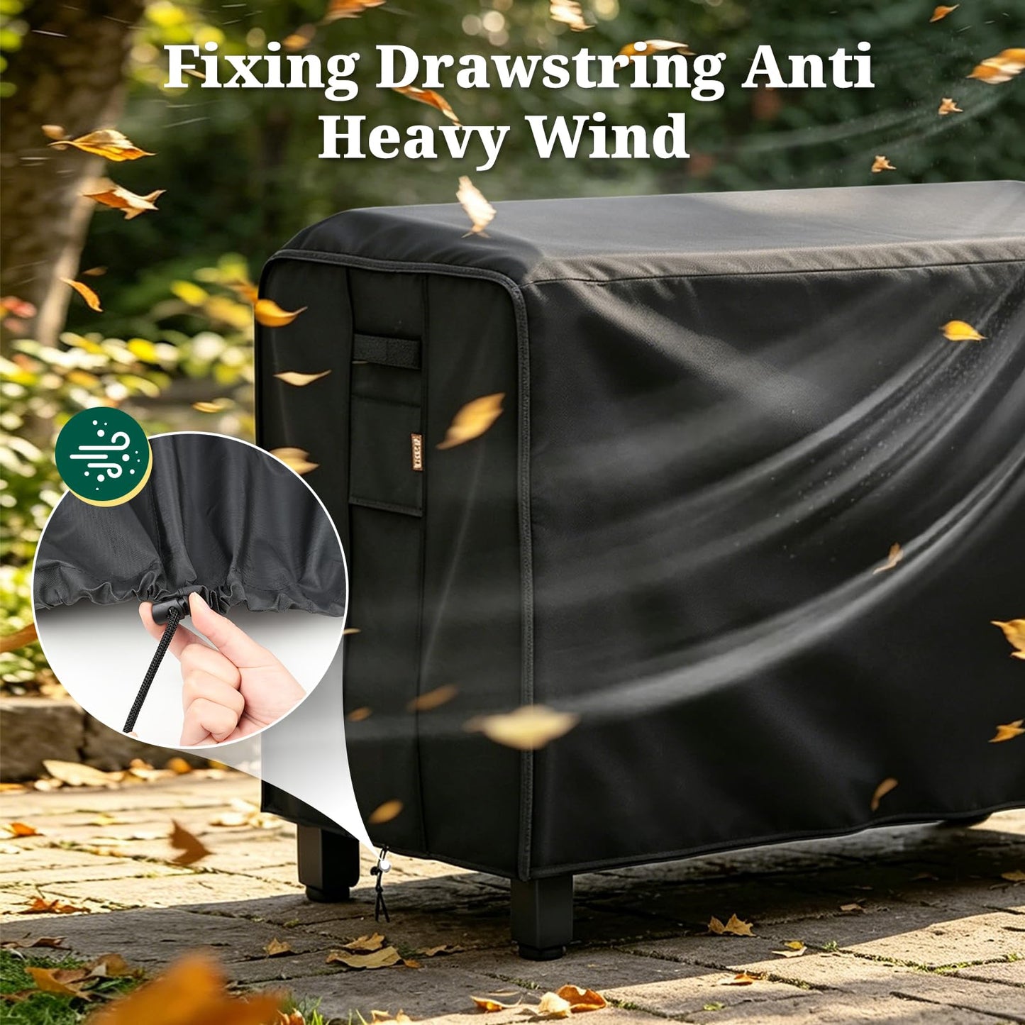 MR. COVER Outdoor Cart Cover 52 inch for Keter Unity XL Outdoor Rolling Table Cart, Heavy Waterproof for BBQ Grill Dining Kitchen Cart Protective, Outdoor Storage Box Cover, Patio Food Prep Station