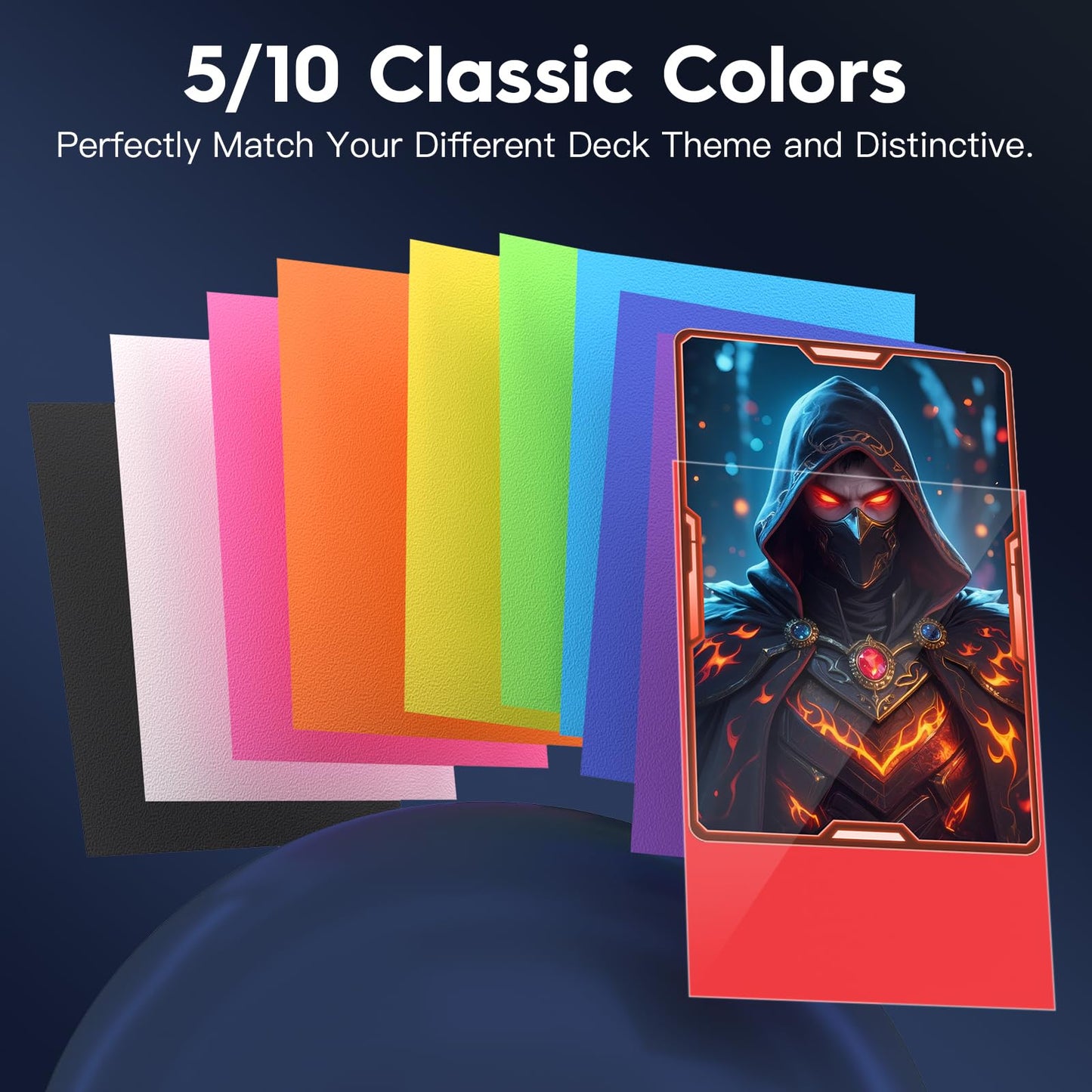 1000ct Trading Card Sleeves Perfect Fit MTG Matte Sleeve, Soft Sports Card Protector for Photocard, Standard TCG Cards Sleeves Fit for MTG 66 * 91 mm