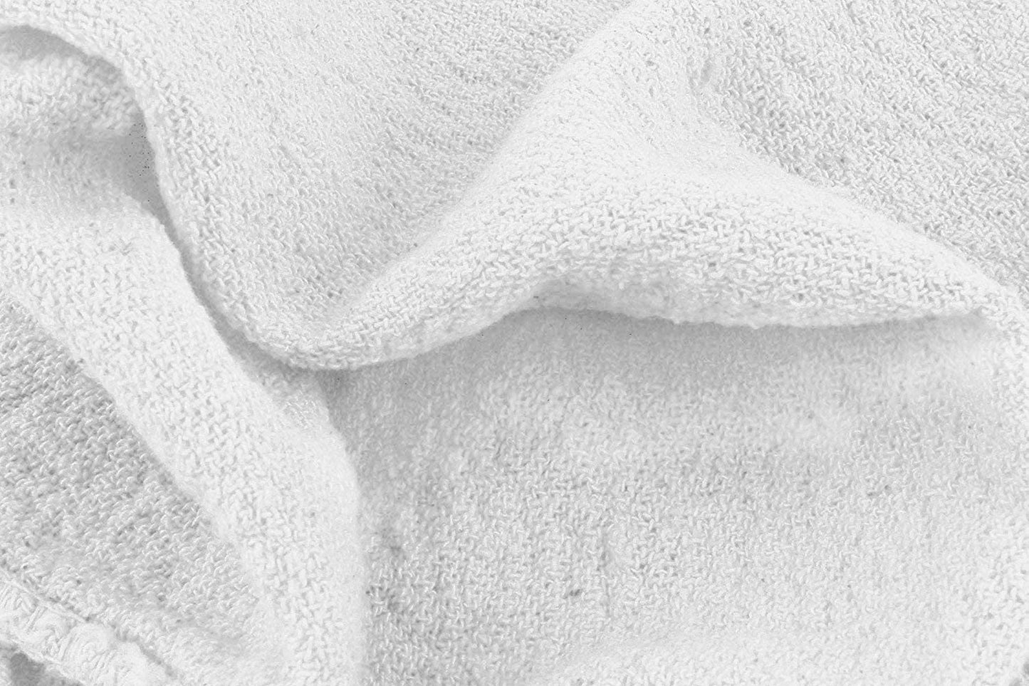 Avalon Towels Cotton Shop Towels – (Pack of 150) Size 12x14 Inches Cleaning Rags – Highly Absorbent Shop Rags and Multipurpose Cleaning Towels for Automobiles, Industries, Garage and Homes (White)