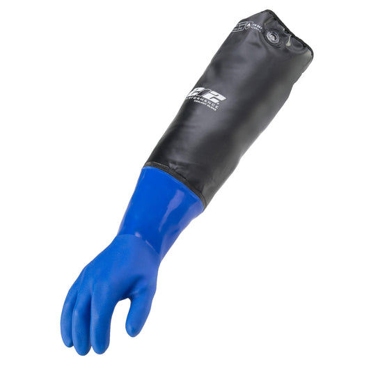 212 Performance Elbow Length PVC Chemical, Liquid, and Heat Resistant Gloves, Heavy-Duty Long Gloves, Large (BSHRC-03-010)
