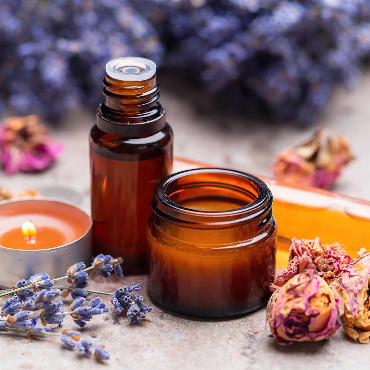 2 oz Amber Glass Jar with Lid, 48 Pcs 60 ml Round Cosmetic Containers with Inner Liners and Black Lids,Refillable Travel Jars for Storing Lip and Body Scrub, Lotion, Bath Salts, Liquid