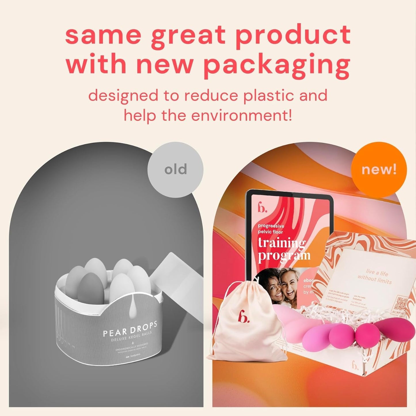 Bodyotics Deluxe Kegel Weighted Exercise Balls - Pelvic Floor Tightening and Strengthen Bladder Control - Prevent Prolapse - Set of 6 for Beginners to Advanced with Free E-Book