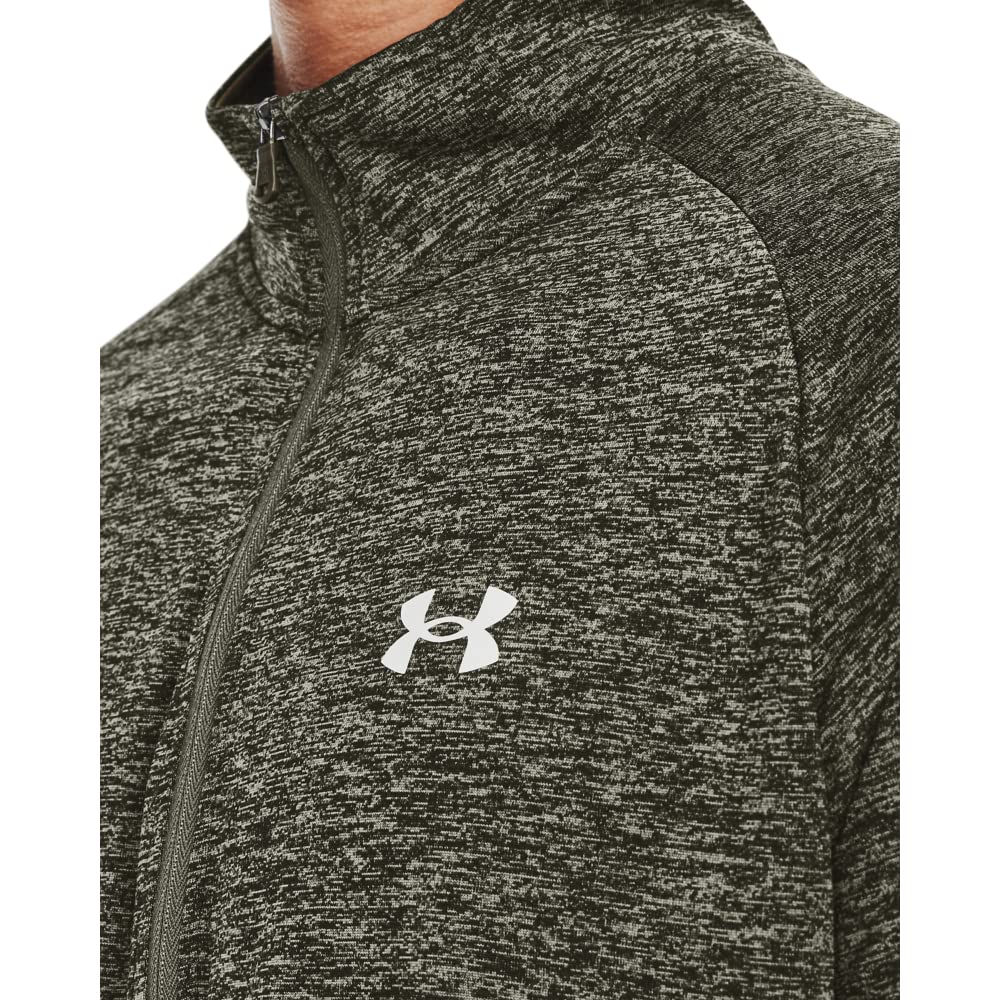 Under Armour Men's Standard Tech 2.0 1/2 Zip, (391) Marine OD Green/Black/White, Medium