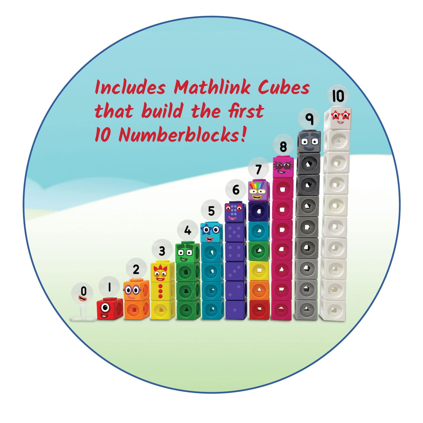 Numberblocks MathLink Cubes 1-10