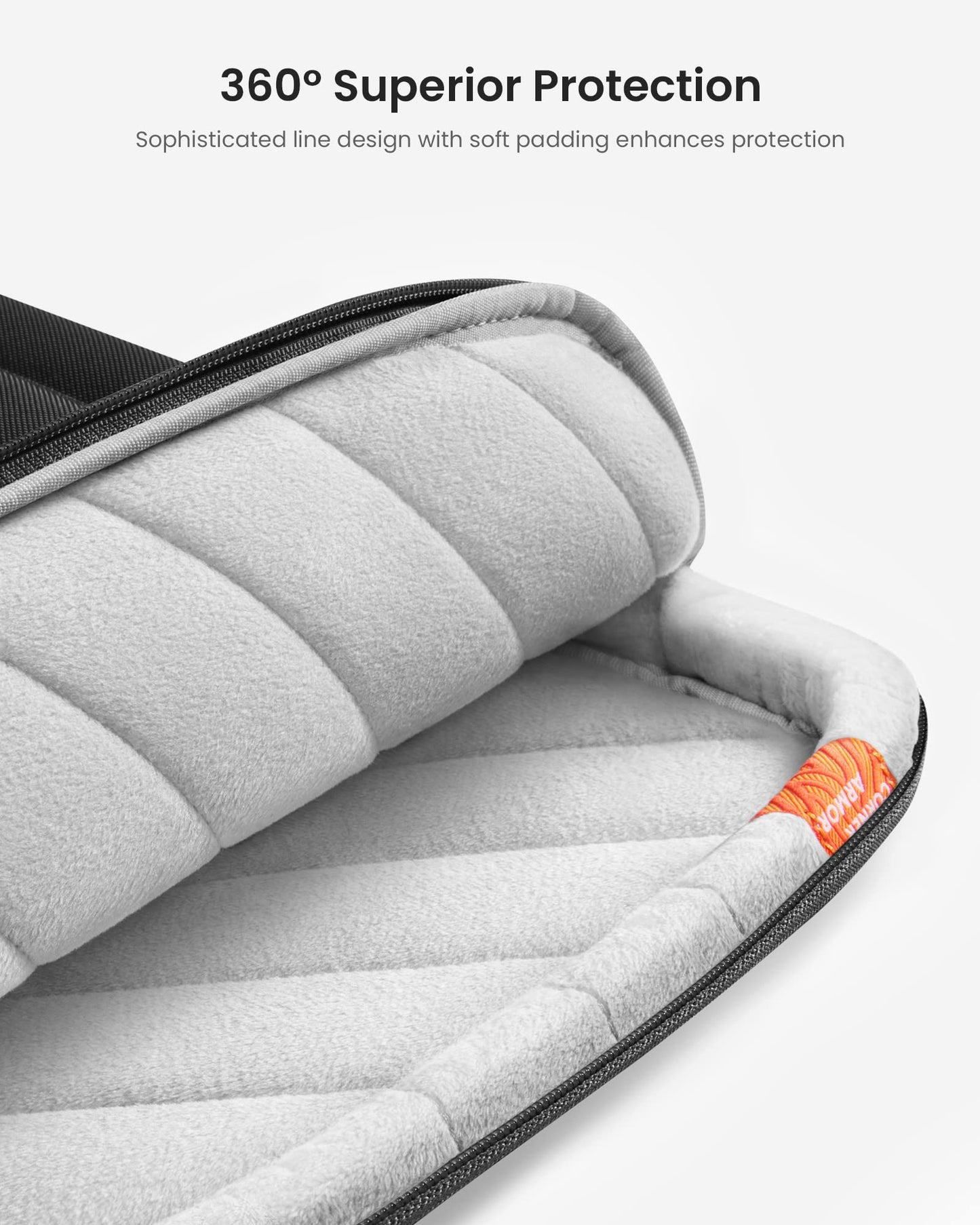 tomtoc 360 Protective Laptop Carrying Case for 13-inch New MacBook Air M5/A3449(2026), M4/A3240, M3/A3113, M2/A2681 M1/A2337, 13“ MacBook Neo/Pro, iPad Pro M5 & iPad Air M4, Water-Resistant Laptop Bag
