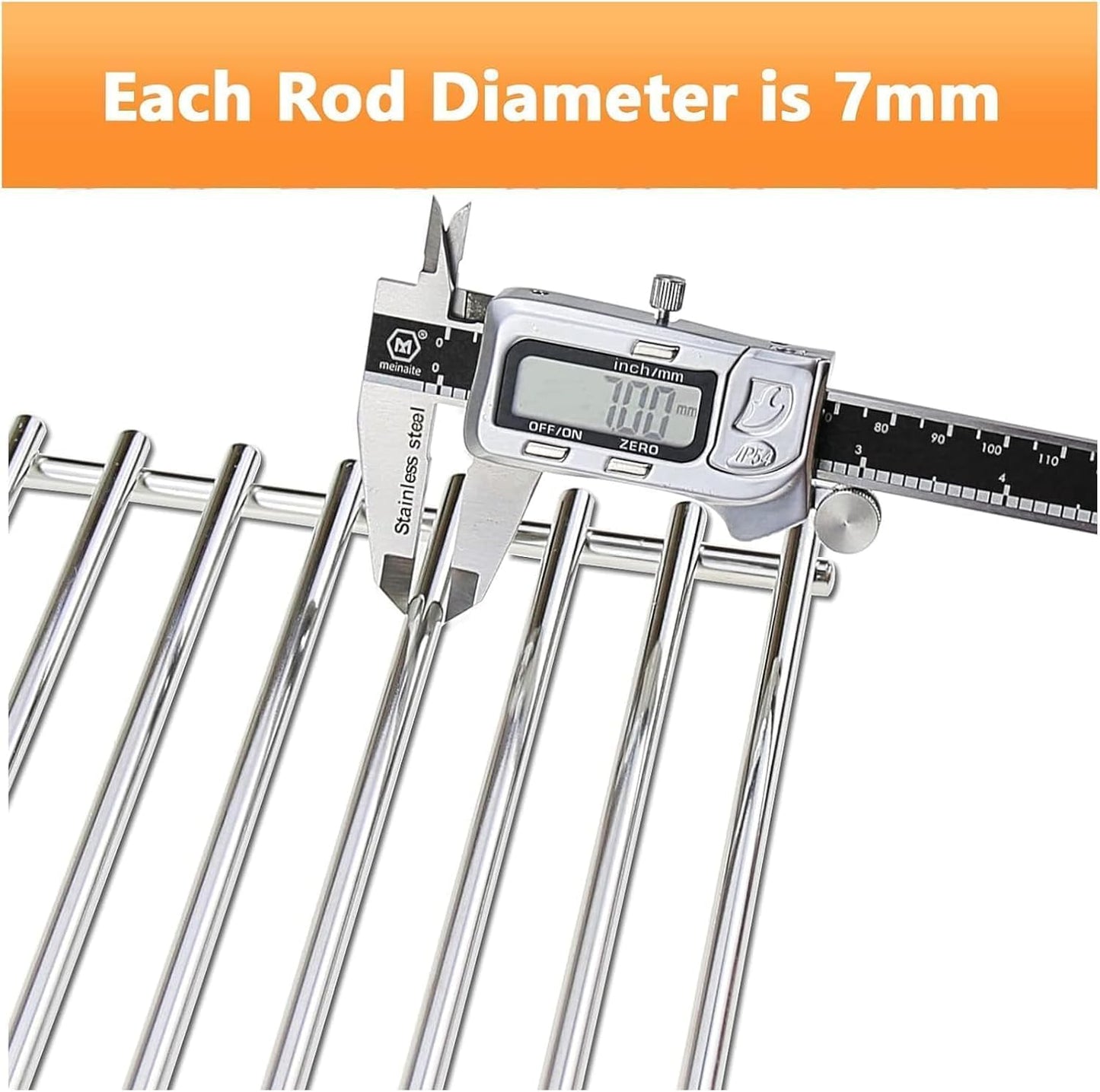 GFTIME 17-1/4" x 26-1/2" Cooking Grate for Nexgrill 4-5 Burner Grills 720-0783E 720-0697 720-0888 720-0783C, Grill Grid Replacement Part for Charbroil, Master Forge, Broil Mate 7020-54, Huntington