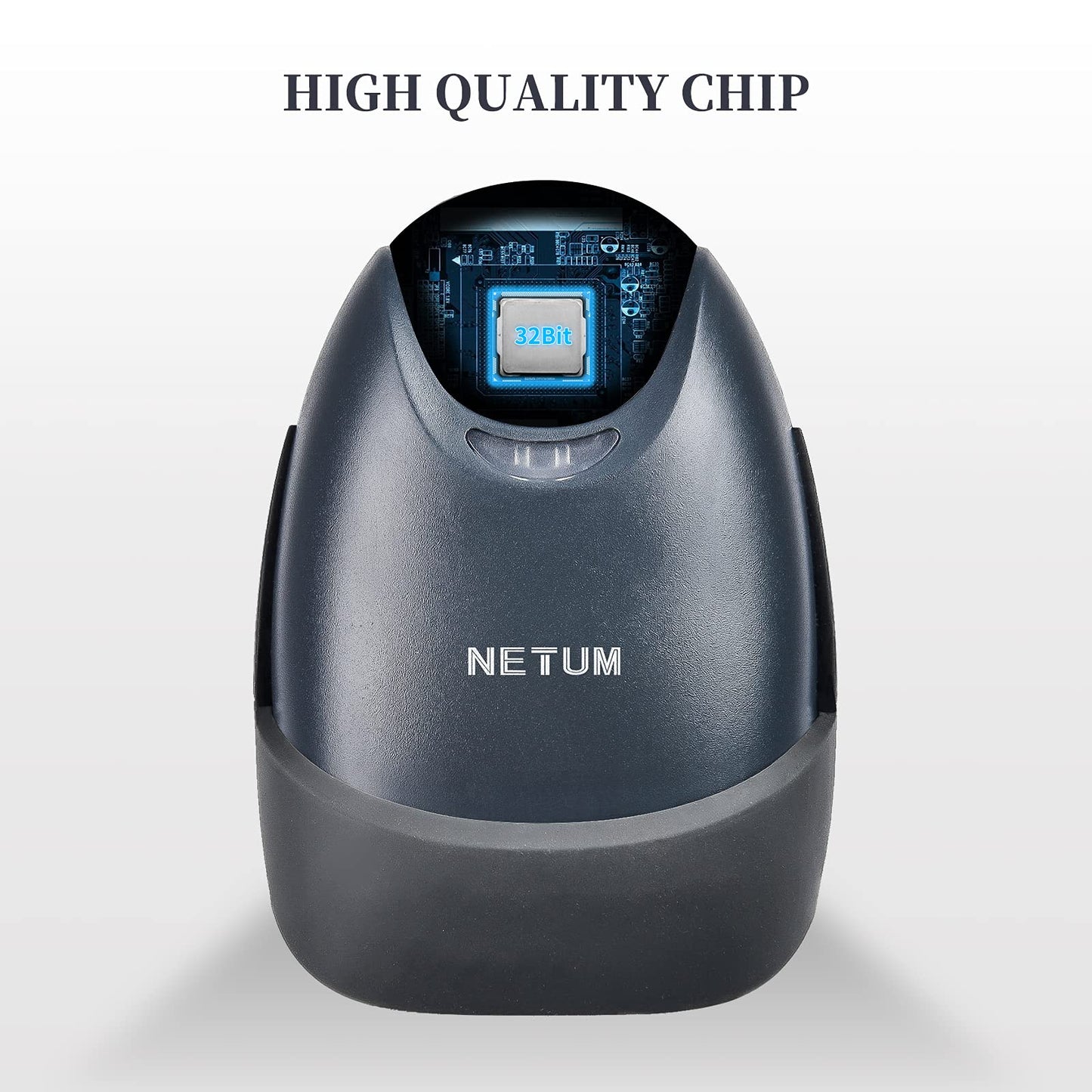 NETUM Wired QR Code Scanner, USB 1D 2D Handheld Barcode Scanner Compatible for Laptops, Computers, Cashier POS System (2D-M5S)