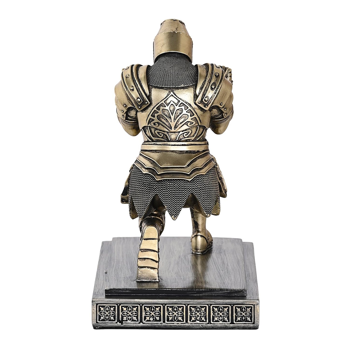NCQIXIAO Templar Vanguard Soldier Pen Holder Pencil Stand Desk Organizers and Accessories as Gift for Medieval Warrior Enthusiast (Bronze)
