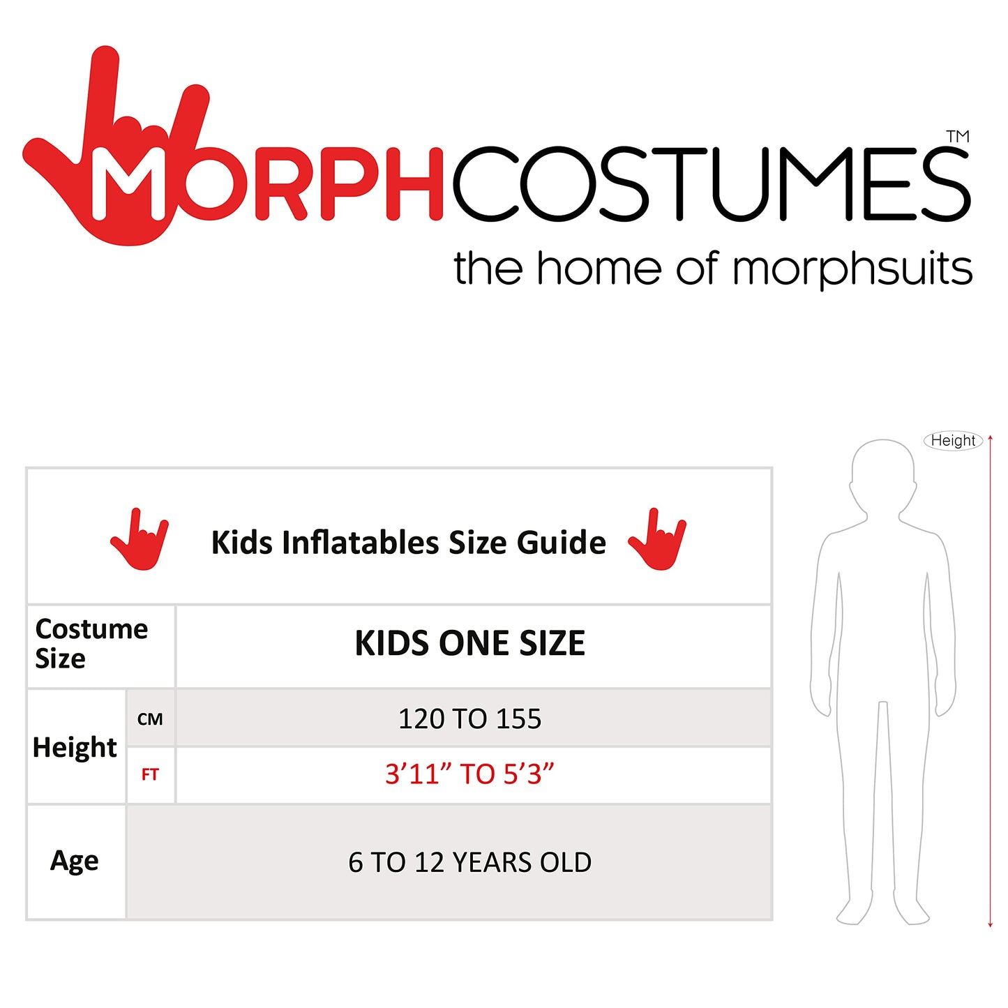 Morph KMCPIGR Boys Pick Me up Inflatable Costume, One Size, Grim Reaper Kids