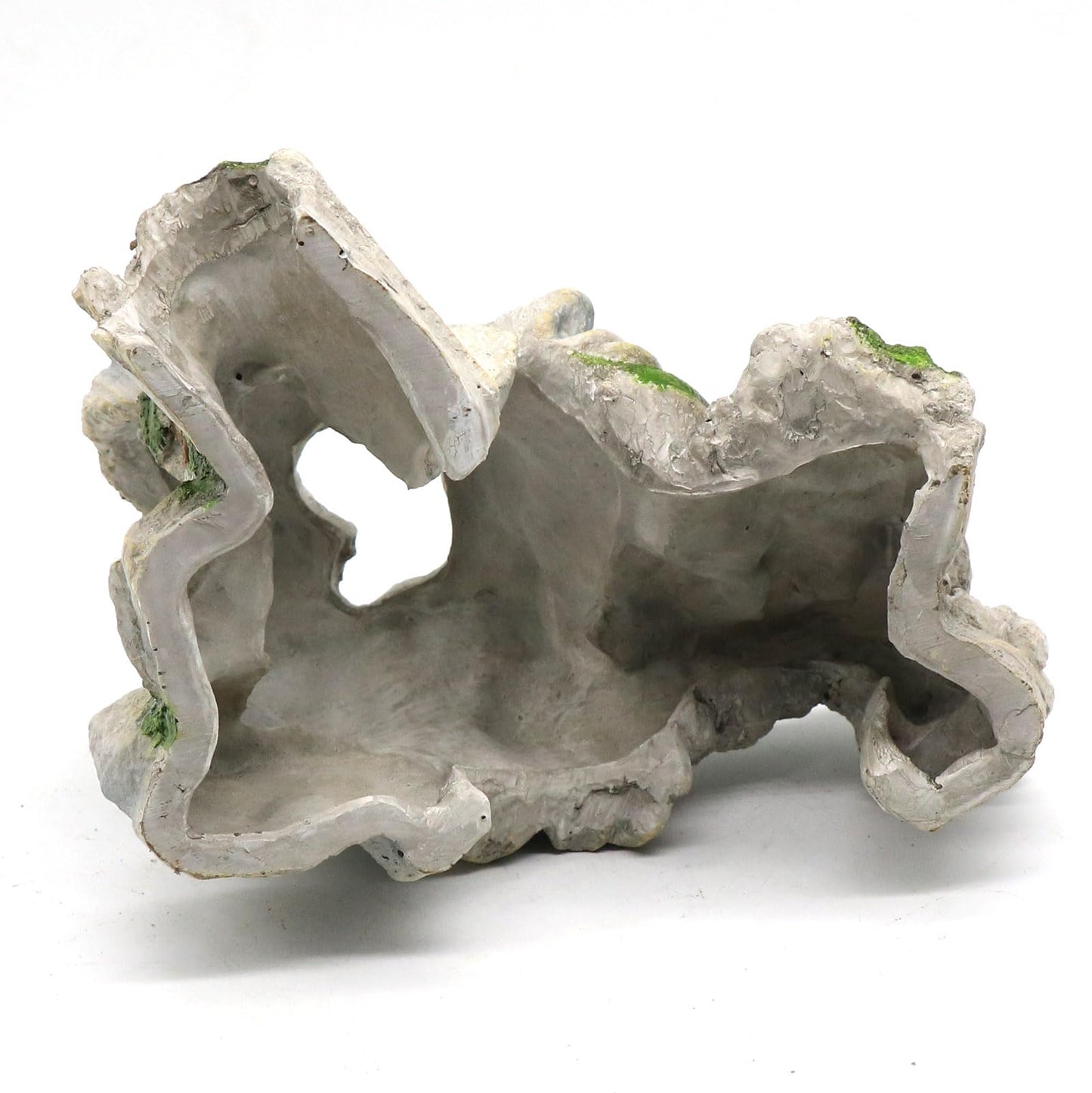 Aquarium Hideaway Cave Fish Tank Decorations, Reptile Cave Hideout Tank Accessories Decorations for Amphibians, Betta Fish, Shrimp, Lizards, Leopard Gecko