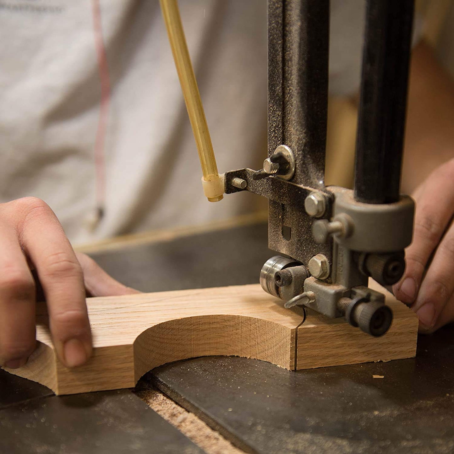 Brazos Adjustable Walking Cane for Men and Women Made of Lightweight Engraved Aluminum with Wooden Handle, Wrist Strap and Rubber Tip for Safety, Black and Silver Body with Red Oak Handle