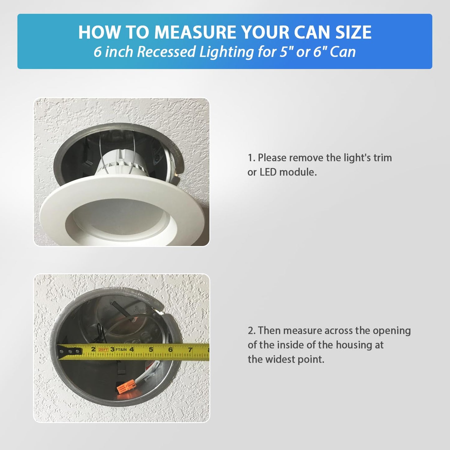 LVWIT 6 Inch 5CCT LED Recessed Pot Lights Black, 9W 1000 Lumens Dimmable, IC Rated Retrofit LED Downlight, 12 Pack (2700K/ 3000K/ 4000K/ 5000K/ 6000K- 5CCT)