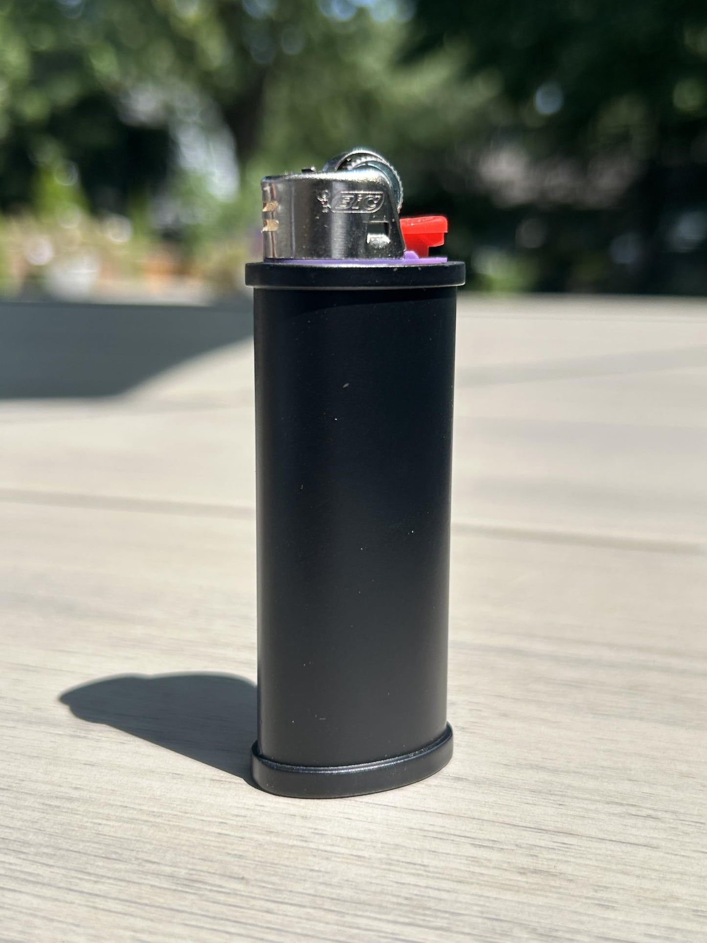 Blank Metal Lighter Case Customizable Reusable Lighter case for Regular Bic J6 lighters - 10 Pack (Matte Black)