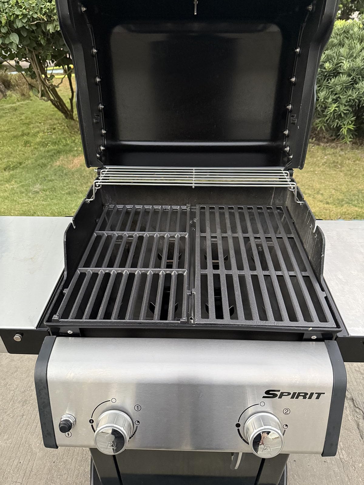 7637 Spirit II Grill Grates for Weber Spirit 2 Grill Parts GS4 Spirit II/I 200 SER E210 S210 E220,Webber Spirit 200/300(2025 Y) Replacement for Weber Grill Grate 7849 67022 69800 69799 Cast Iron 17.5"