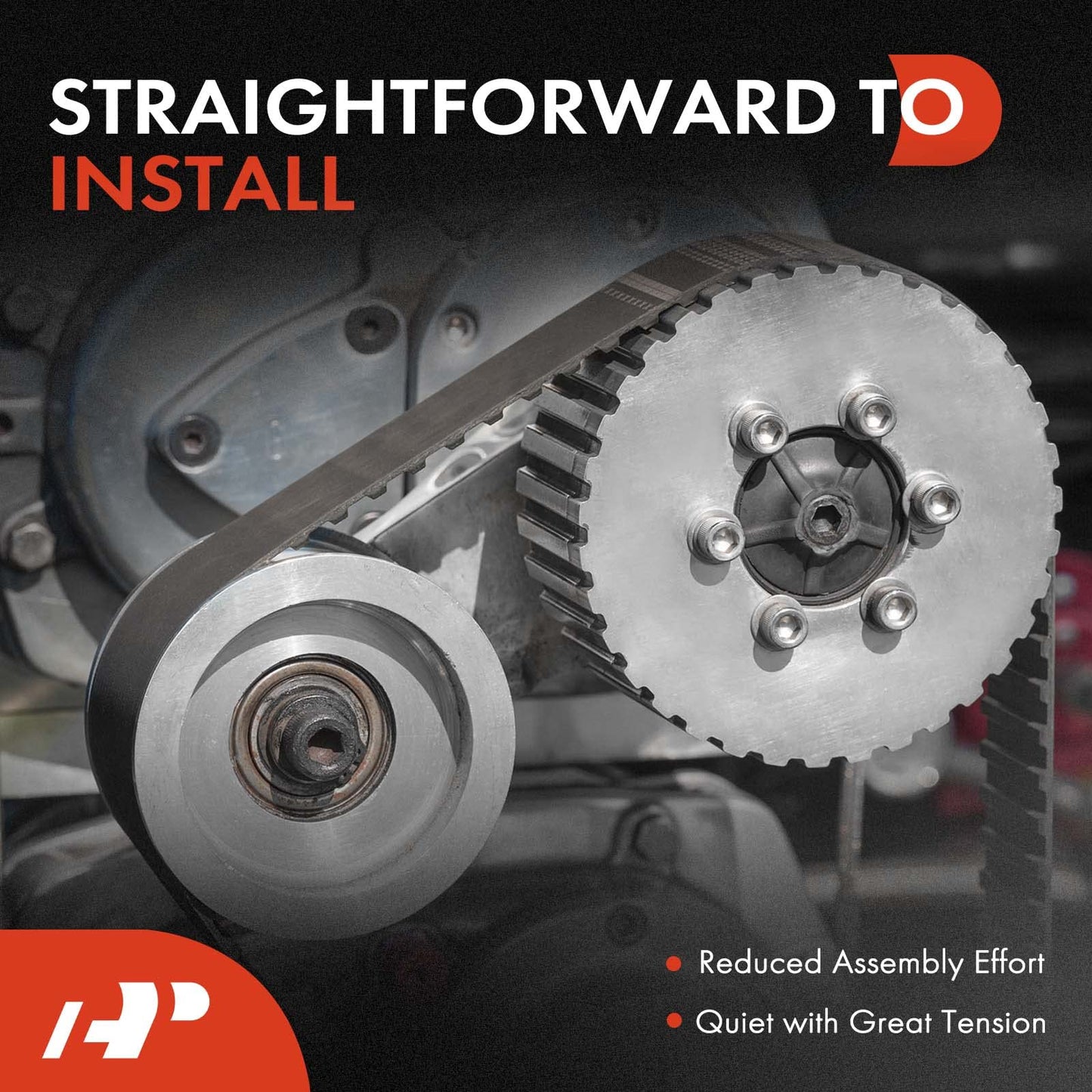 A-Premium Belt Tensioner Assembly with Pulley Compatible with Chevrolet Colorado Trailblazer & GMC Envoy Canyon & Hummer H3 & Buick Rainier & Saab 9-7x & Oldsmobile Bravada