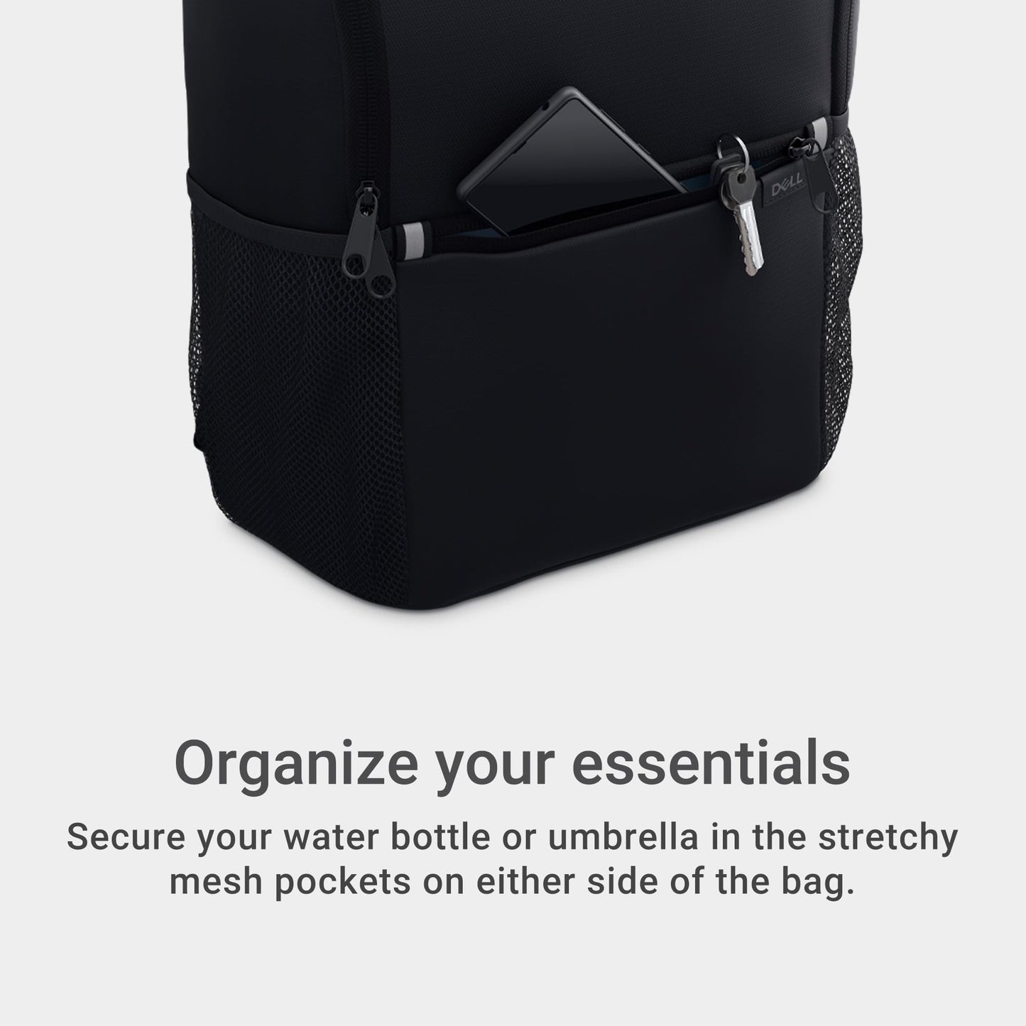 Dell 14-16 EcoLoop Backpack - CP3724-18 litres, Fits most laptops with screen sizes up to 16", 100% recycled plastic, 100% recycled packaging, 360o foam cushioning, 3 years limited warranty - Black
