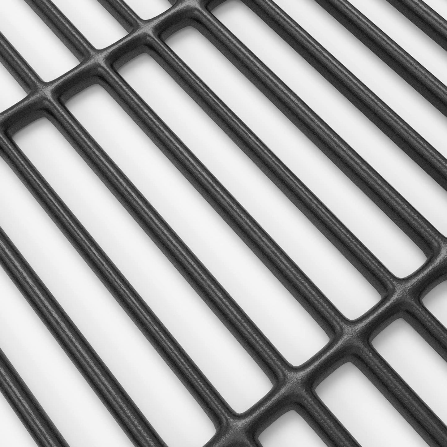 17" Cast Iron Grill Grates Replacement for Nexgrill 4 Burner 720-0830H Grill Replacement Parts, 5 Burner 720-0888N, 720-0888, 720-0697, Master Forge 1010037, Kenmore 122.16119 415.16107110, 2-Pack