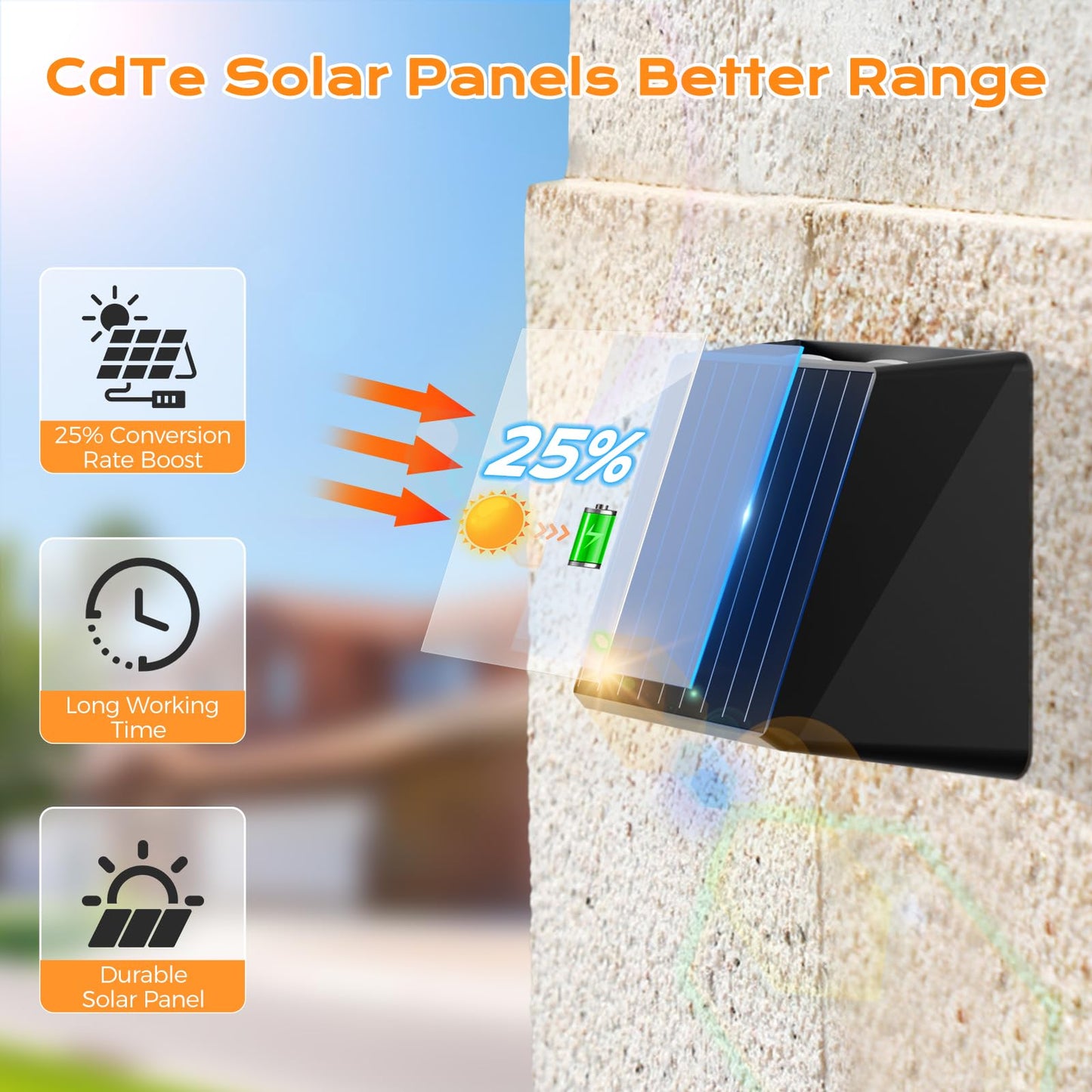 Quntis 8 Pack RGBCW Solar Fence Lights Outdoor, 13 Color Modes, Up & Down Lighting Solar Deck Lights, IP65 Waterproof Porch Lights, Fence Lights Solar Powered for Outside Yard Patio Railing Wall