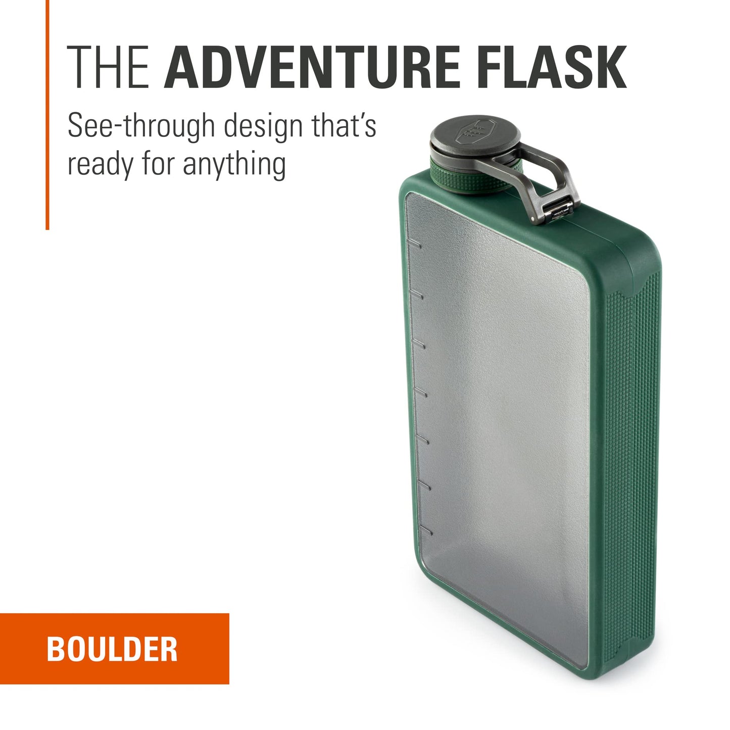 GSI Outdoors 79363 16 Fl. Oz. Boulder Flask - MTN View
