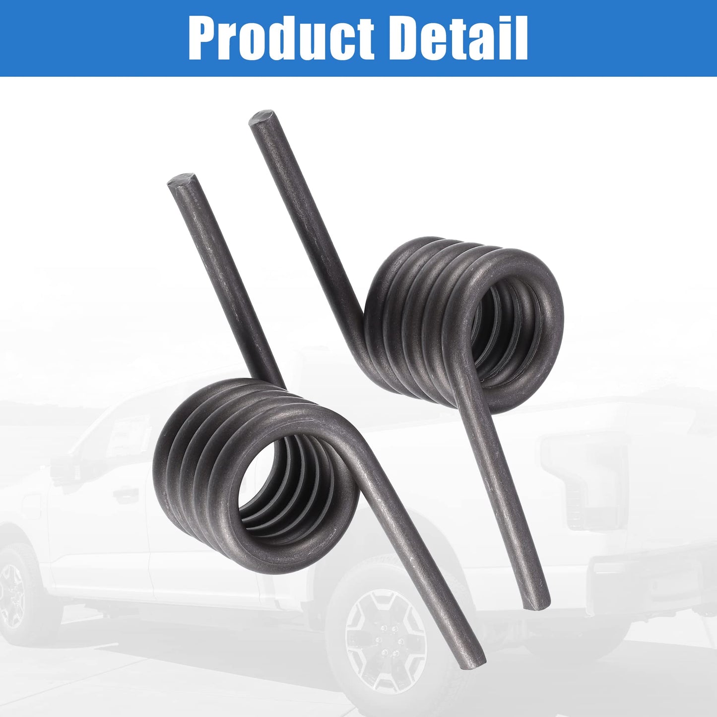 X AUTOHAUX 1 Pair Car Trailer Ramp Spring Trailer Coil Springs Left Right Side Replacement