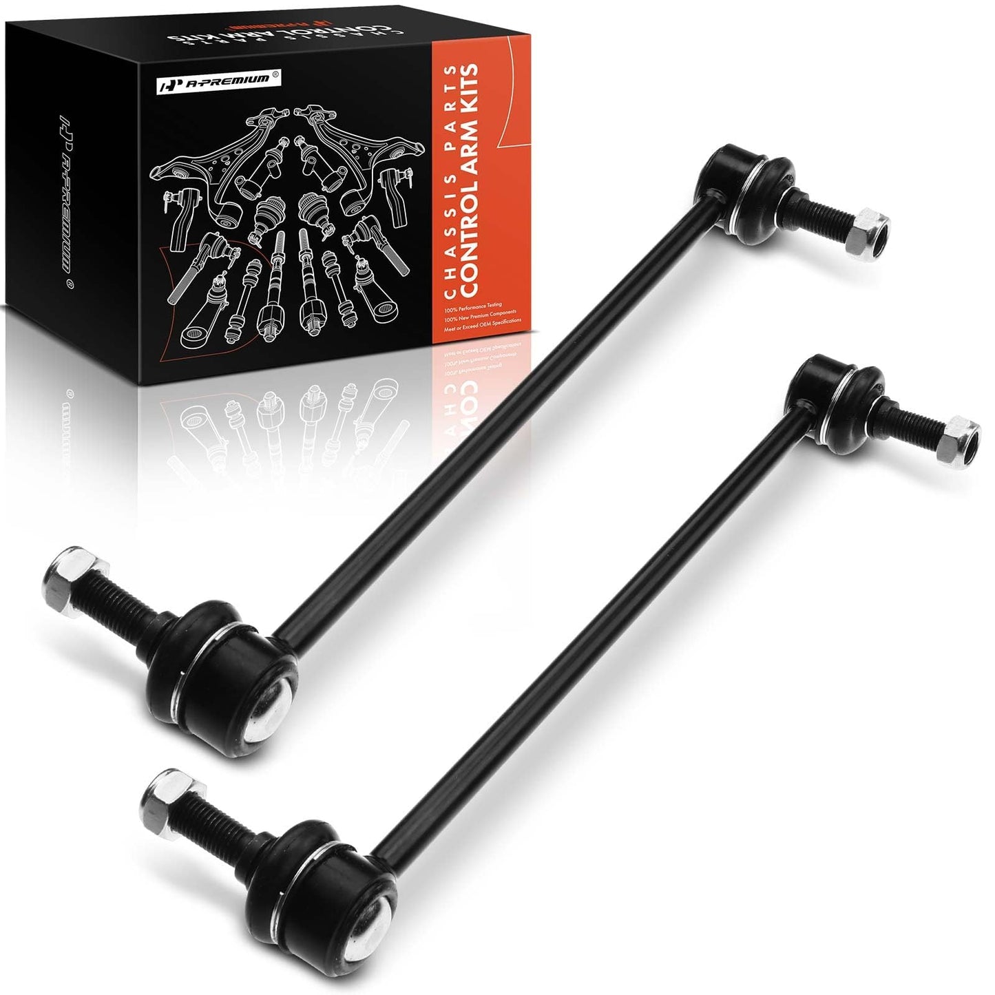 A-Premium 2 x Front Sway Bar Links Stabilizer Bar Links, Compatible with Toyota & Lexus - 2001-2019 - Camry Highlander Venza Solara & RX330 RX350 RX350L RX400h RX450h RX450hL ES300 ES330