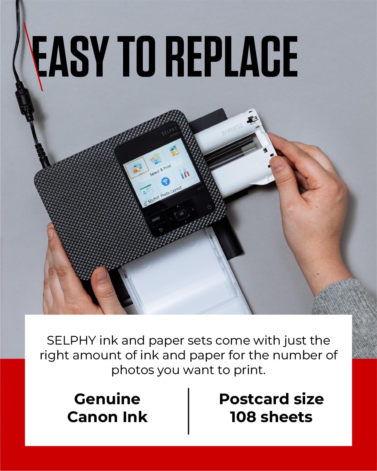 Canon RP-108 Ink/Paper Set Postcard Size - 108 Prints