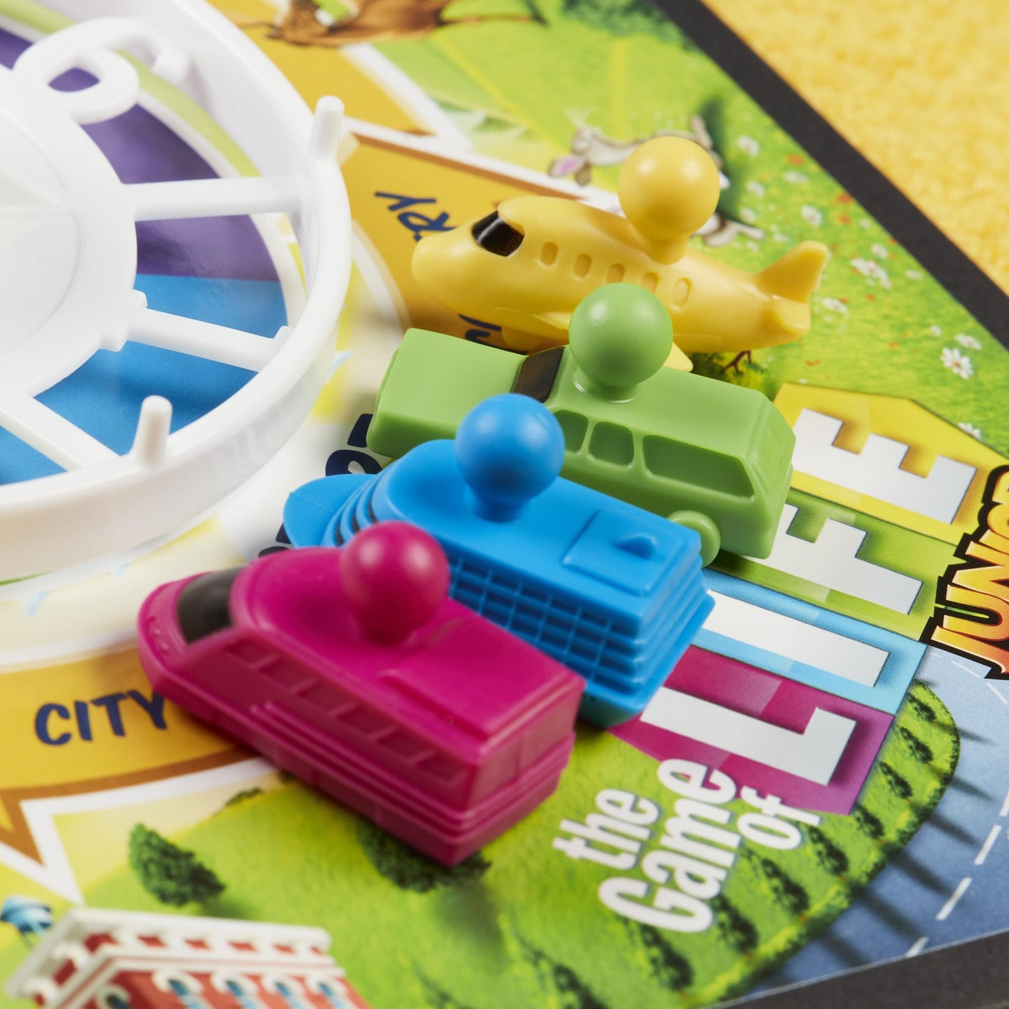 The Game of Life Junior Board Game for Ages 5 and Up, Game for 2-4 Players, Family Board Games for Kids, Gifts for Kids (English)