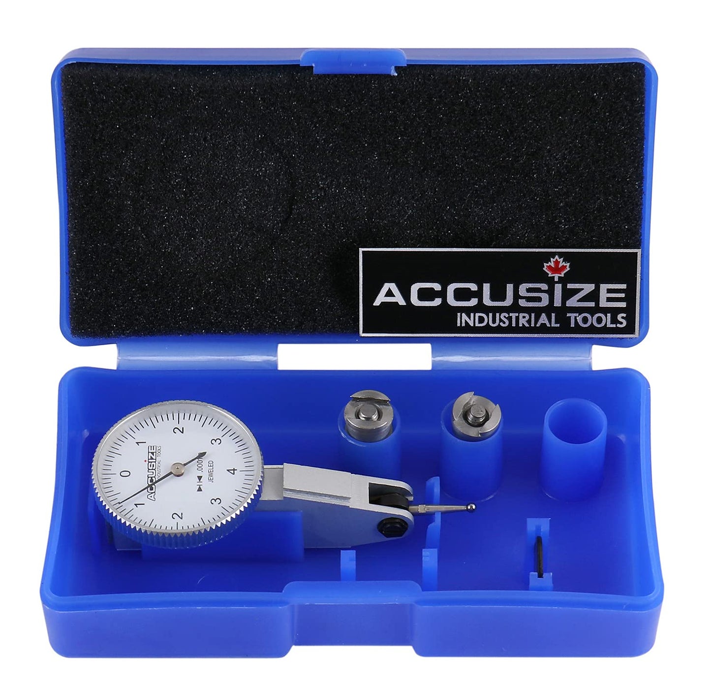 Accusize Industrial Tools 0.008 inch by 0.0001 inch Dial Test Indicator in Fitted Box, P900-S109