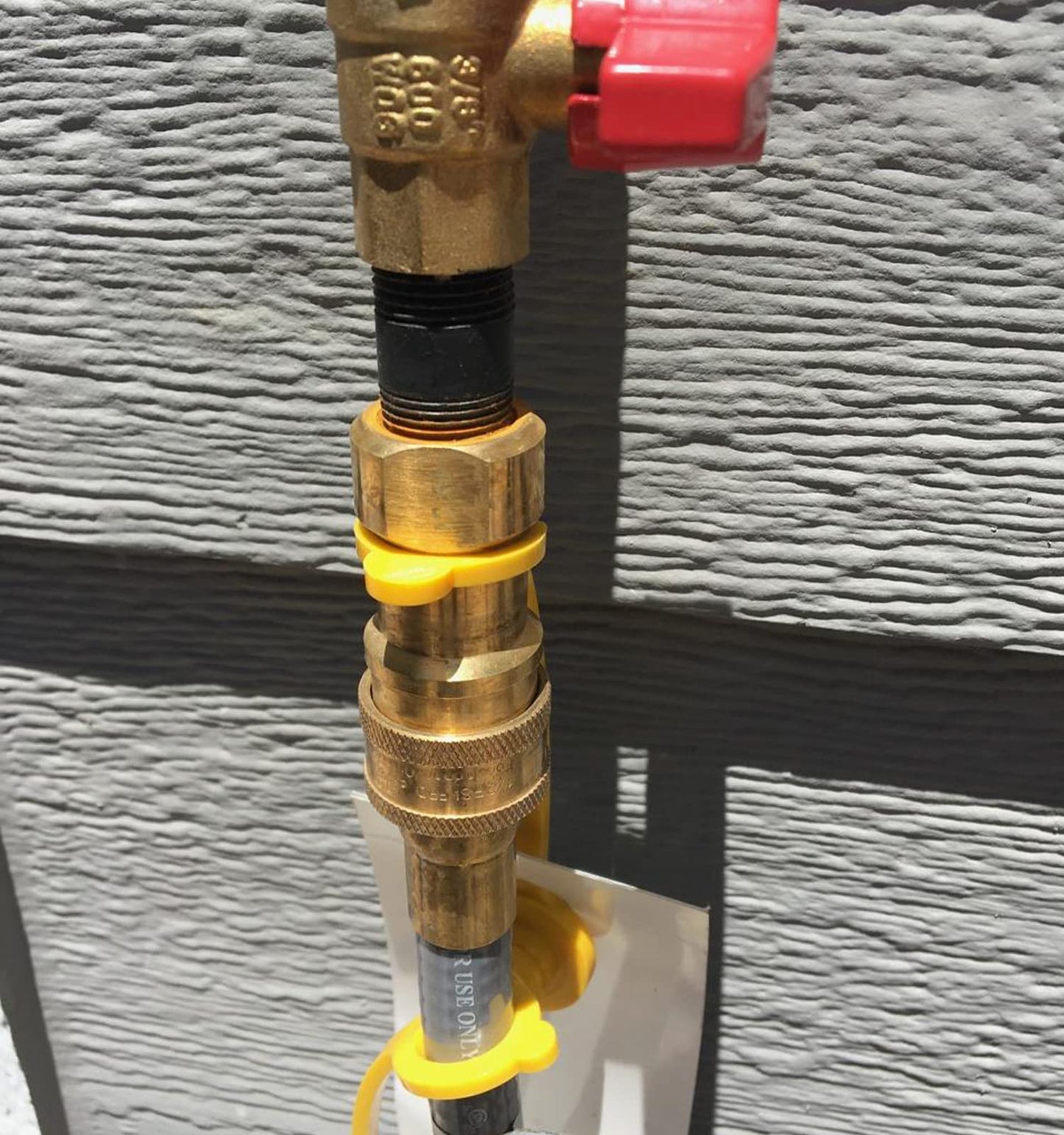 CALPOSE 15 Feet 1/2 inch ID Natural Gas Grill Hose with Male Quick Connect Plug and 3/4"-16UNF Female Flare, Natural Gas Line for Grill, Pizza Oven, Heater and More Low Pressure Appliance(NOT 3/8”)