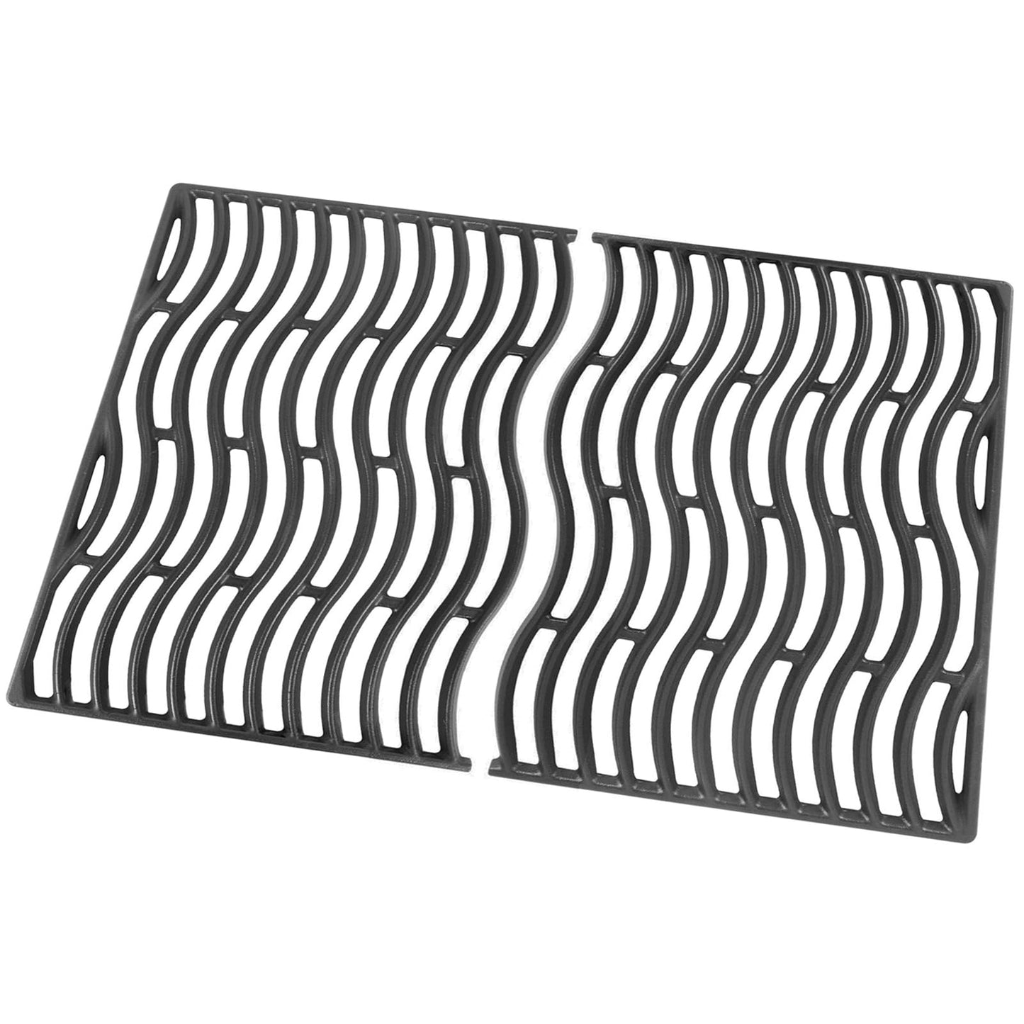 Cast Iron Cooking Grates for Napoleon Rogue 425 Series Grills, Heavy Duty Grill Grids Replacement Parts, BBQ Accessories for Napoleon S83008, 2 Pack