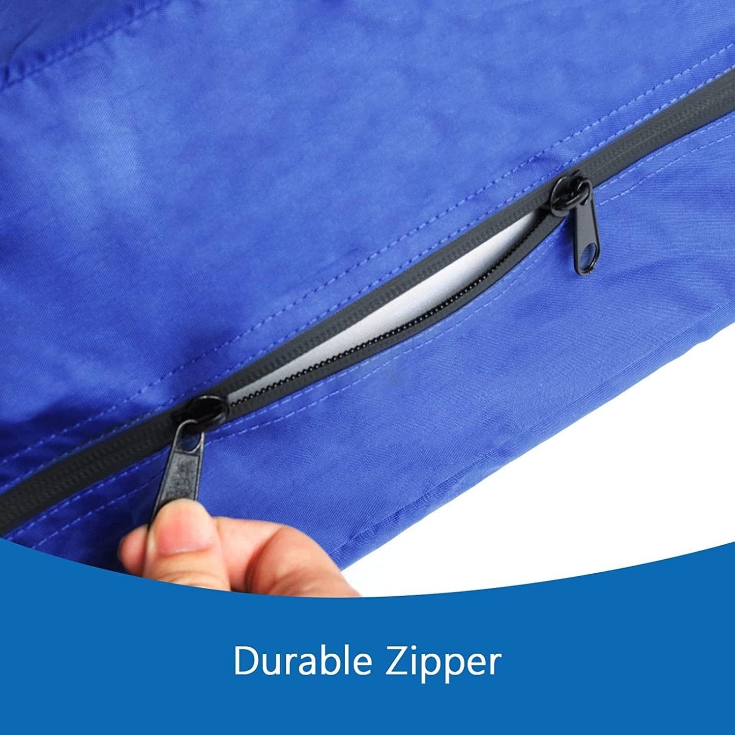 Mattress Bags for Moving and Storage Full Size, Reusable Mattress Storage Bag, Waterproof Mattress Encasement for Moving with Heavy Duty Handles and Strong Zipper, Blue