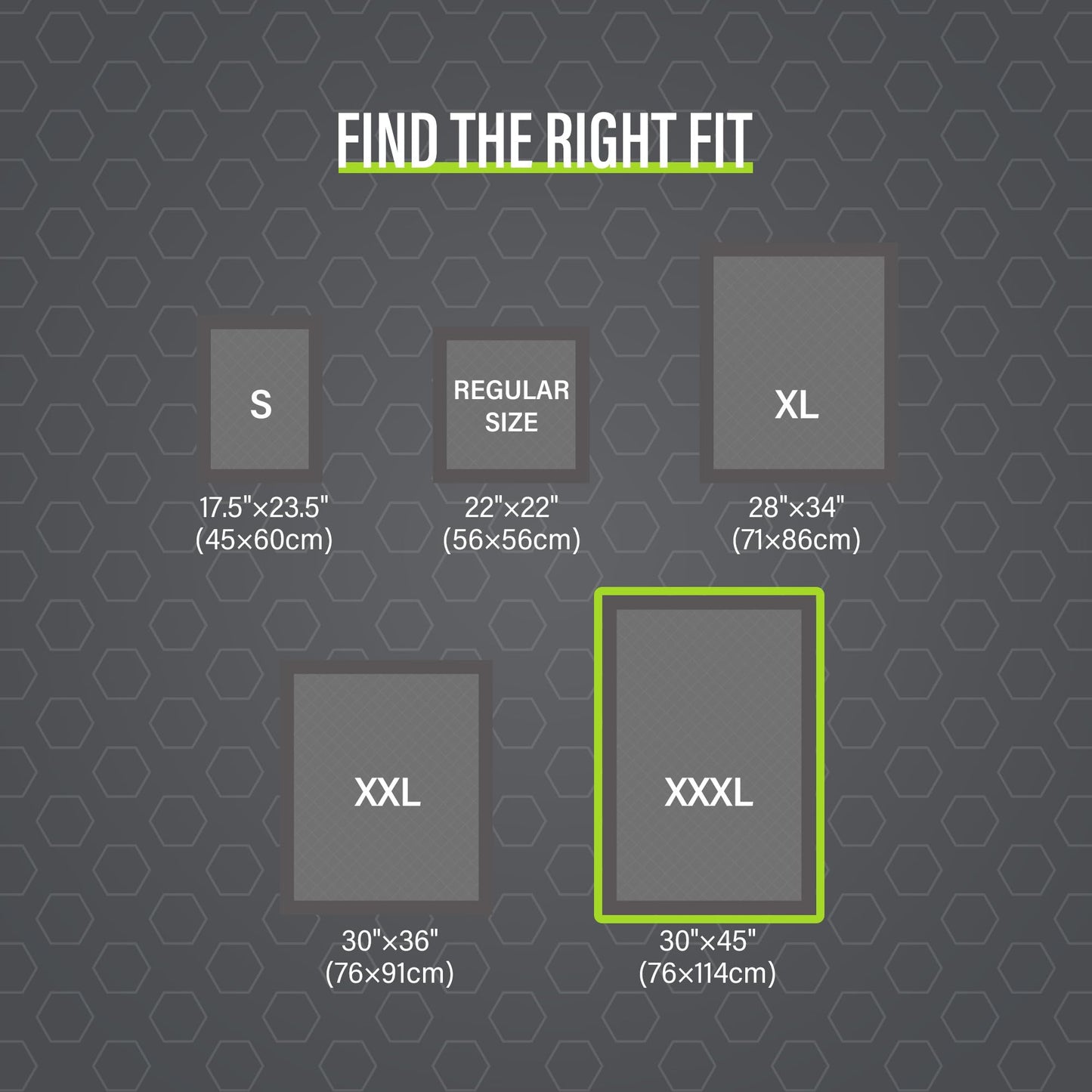 COCOYO Dog Training Pads Giant Size丨Carbon Absorb Eliminating Urine Odor Puppy Pads 丨 Premium Charcoal Dog Pee Pads (30 Count, XXXL 30x45 inch)