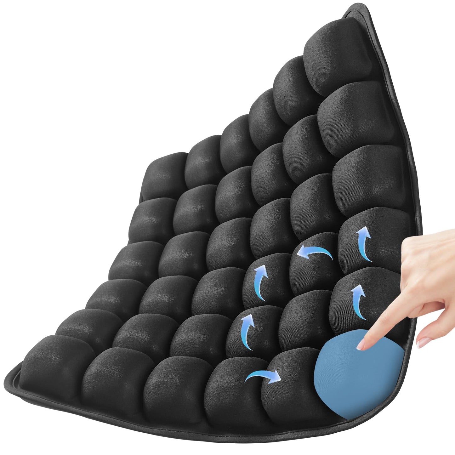 Travel Cushion,3D Seat Cushion, Airplane Seat Cushion for Long Flights, Portable Car Seat Cushions for Climbing Hiking Office Airplane, Camping, Home Living