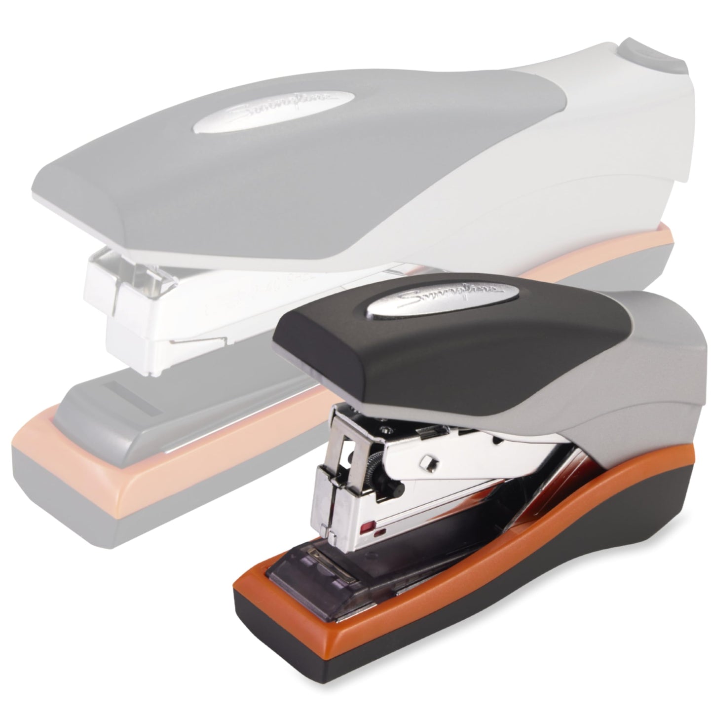 Swingline Stapler, Optima 40, Compact, Low Force, 40 Sheets, Black/Silver (S7087842)