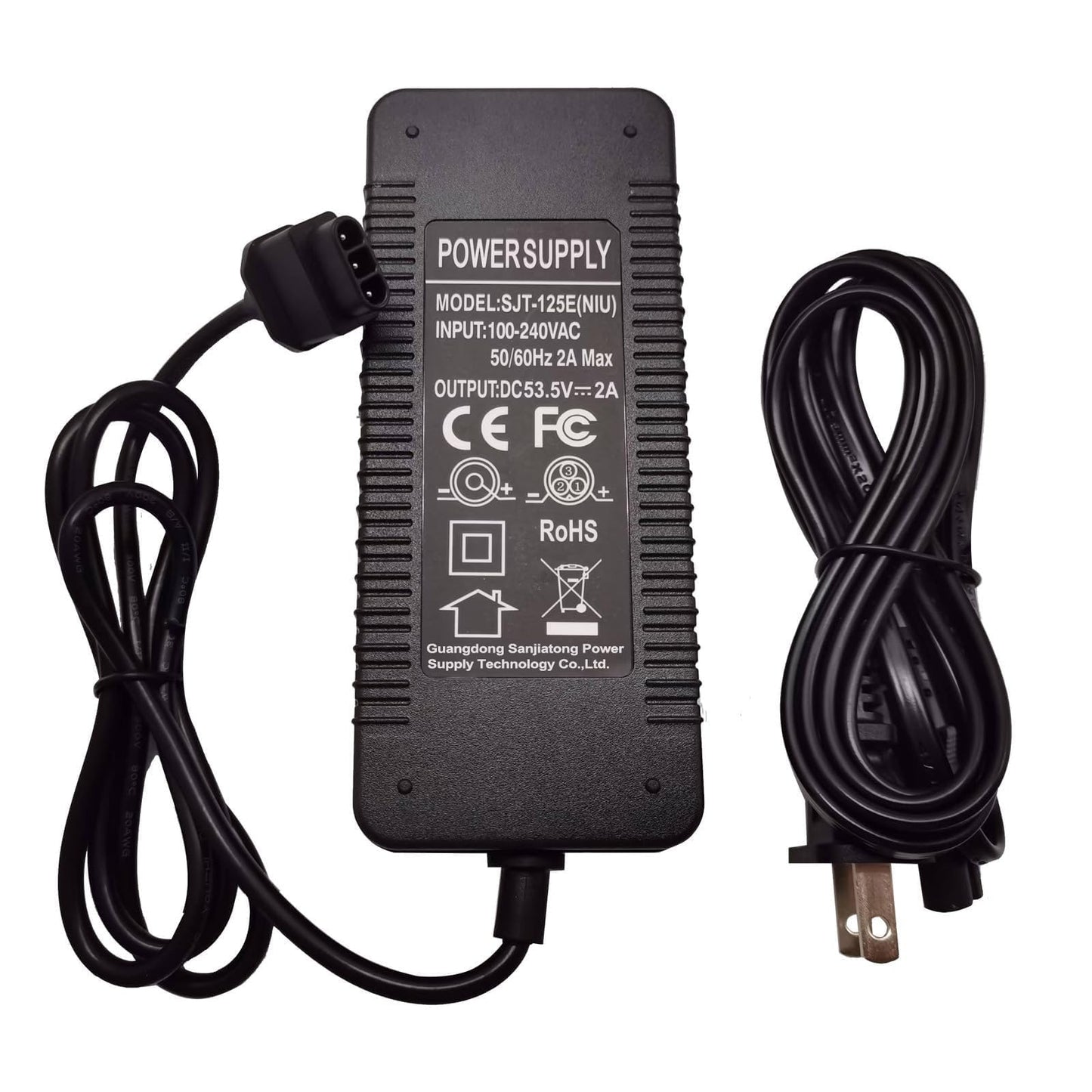 53.5V 2A KQI23 Scooter Charger for NIU KQi Air/Air X & KQi3/Pro/Sport/Max & KQi2 Pro & KQi1 Pro/Sport Electric E Bicycle