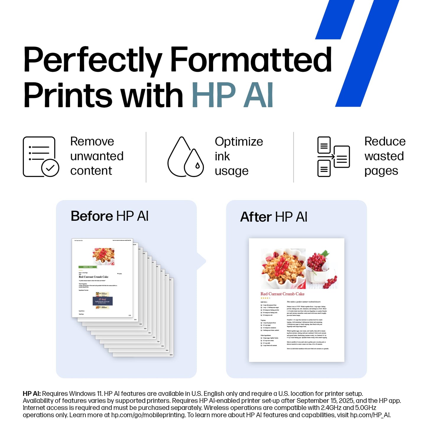 HP DeskJet 2855e Wireless All-in-One Printer, Scanner, Copier