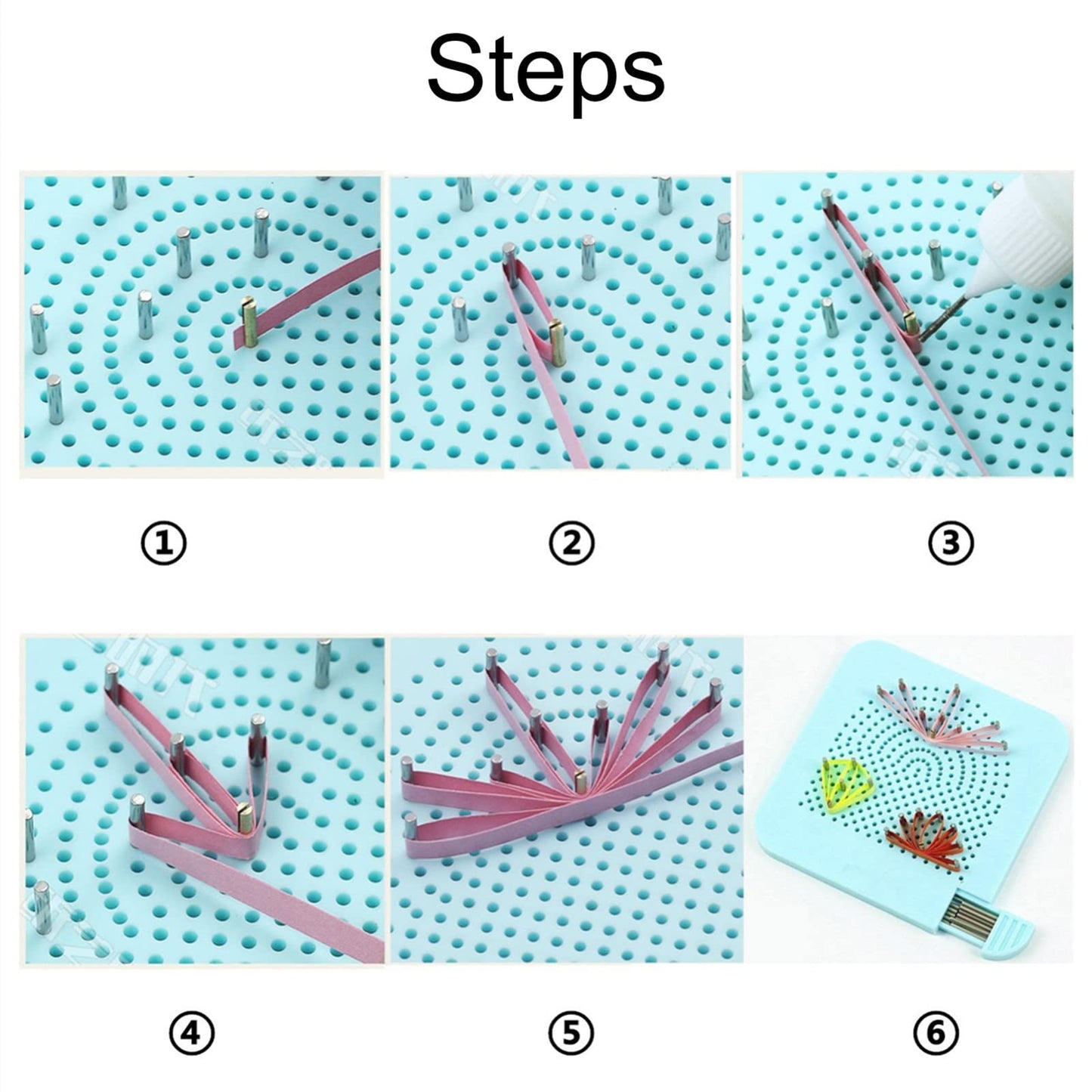 All-in-One Paper Quilling Kit– 1860 pcs 3mm/5mm/10mm Quilling Paper Strips with Electric Quilling Pen/Crimper/Comb Board, Complete Set for Beginners to Advanced Users, DIY Crafts & Classroom Teaching