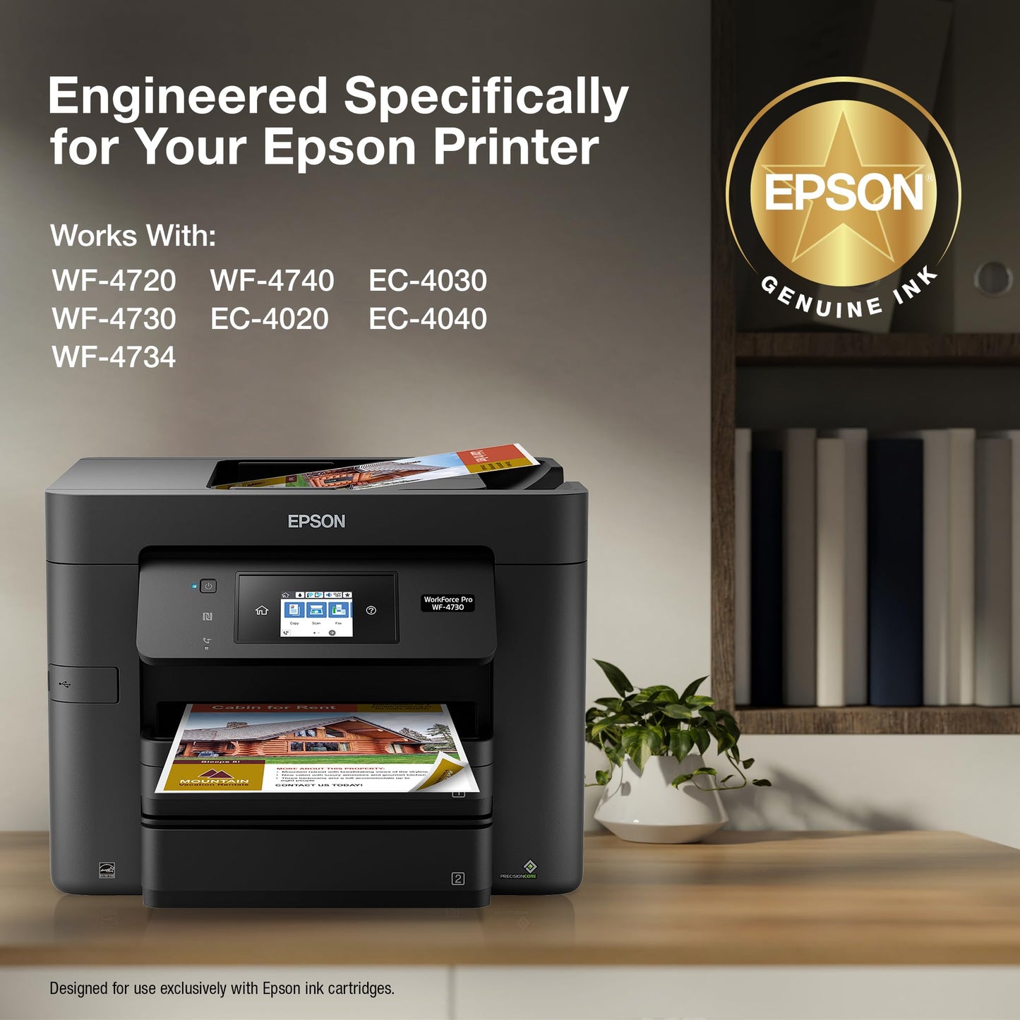 EPSON 802 DURABrite Ultra Ink Standard Capacity Magenta Cartridge (T802320-S) Works with Workforce Pro WF-4720, 4730, 4734, 4740