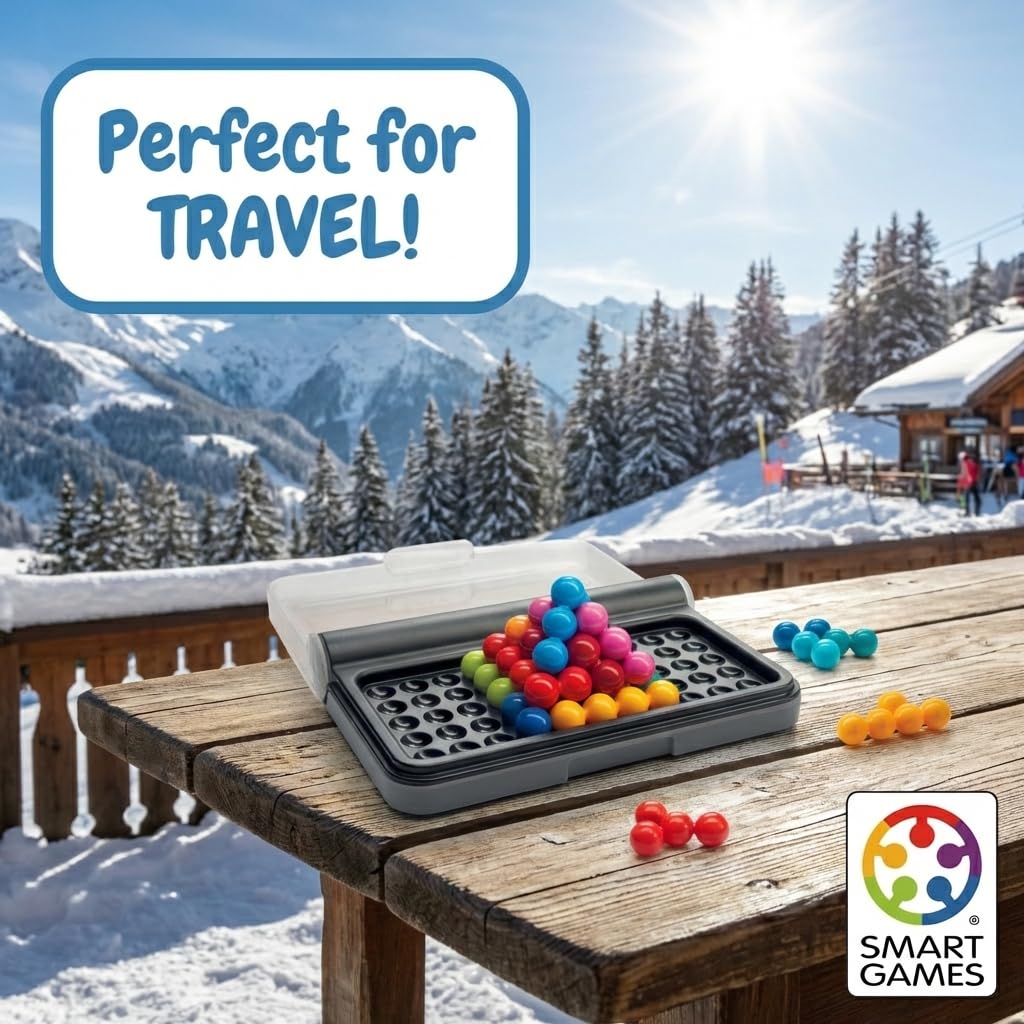 SmartGames - IQ-Puzzle-Pro - Educational Brainstorming - Multi-Level Strategy Game and Skill Building - Logic and Thinking Game - 6 Years + - 1 Player - Multilanguage - 518587.