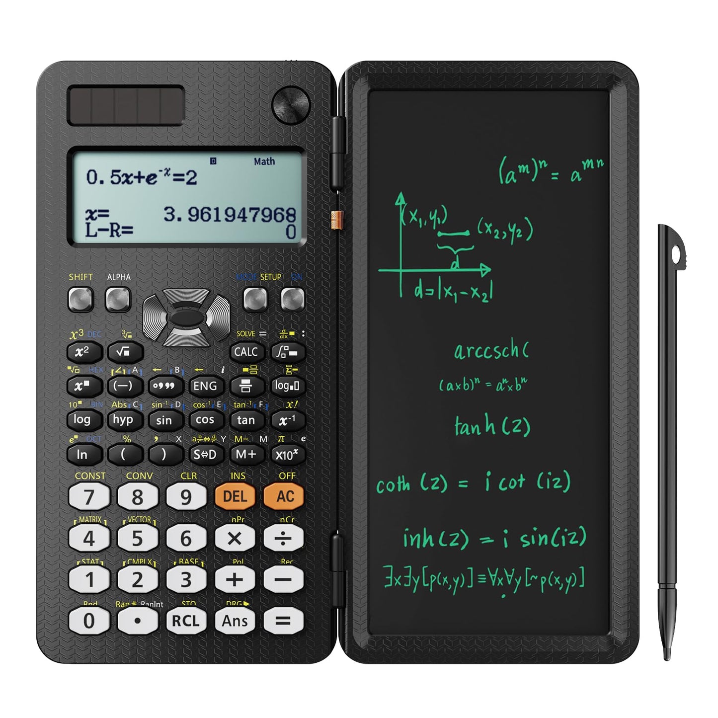 NEWYES Upgraded Scientific Calculators 991ES with Writing Tablet, Science Calculator Notepad with 417 Function, Professional Foldable Calculator for Students, School, College and Researchers
