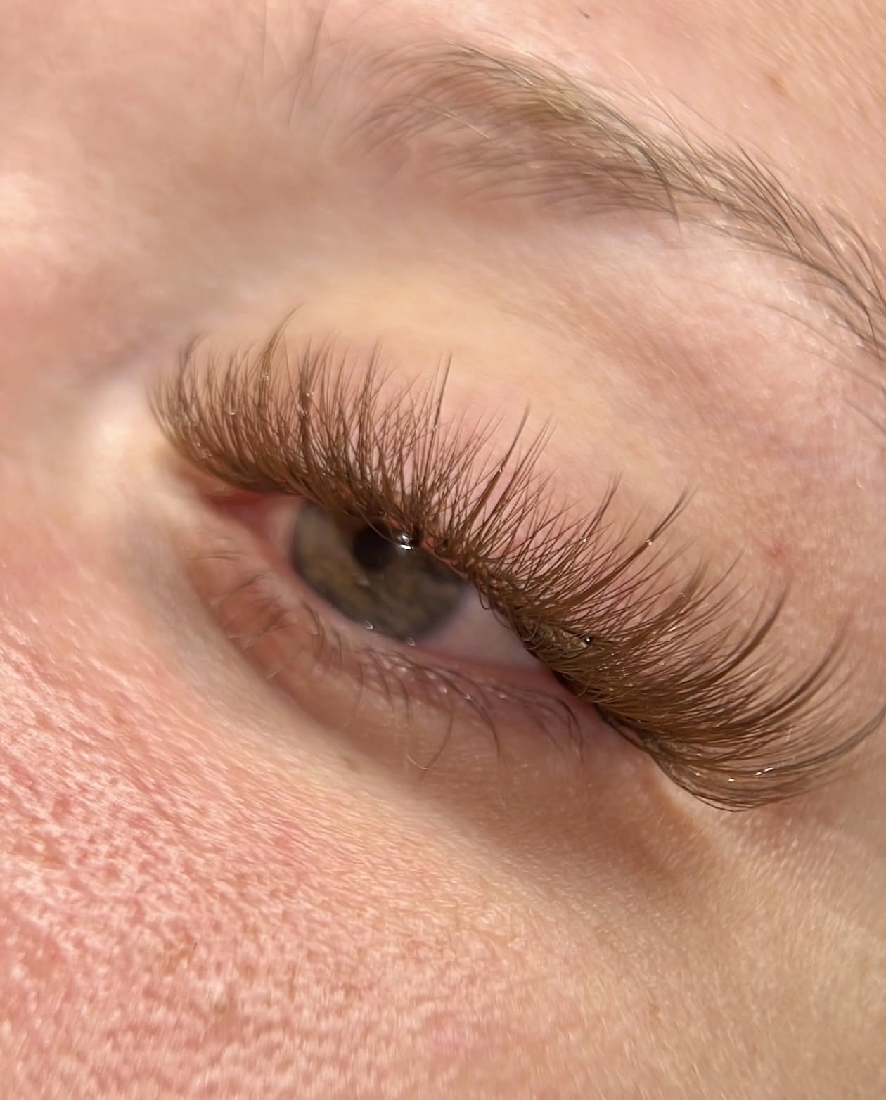 1200 Fans - 6D Premade Volume Fans - Mix 8 sizes in 1 From 9-16mm - Pinneacle Premade Volume Fans For Professional Eyelash Extension - Lash Extension Accessories, lash tools (Brown - CC)